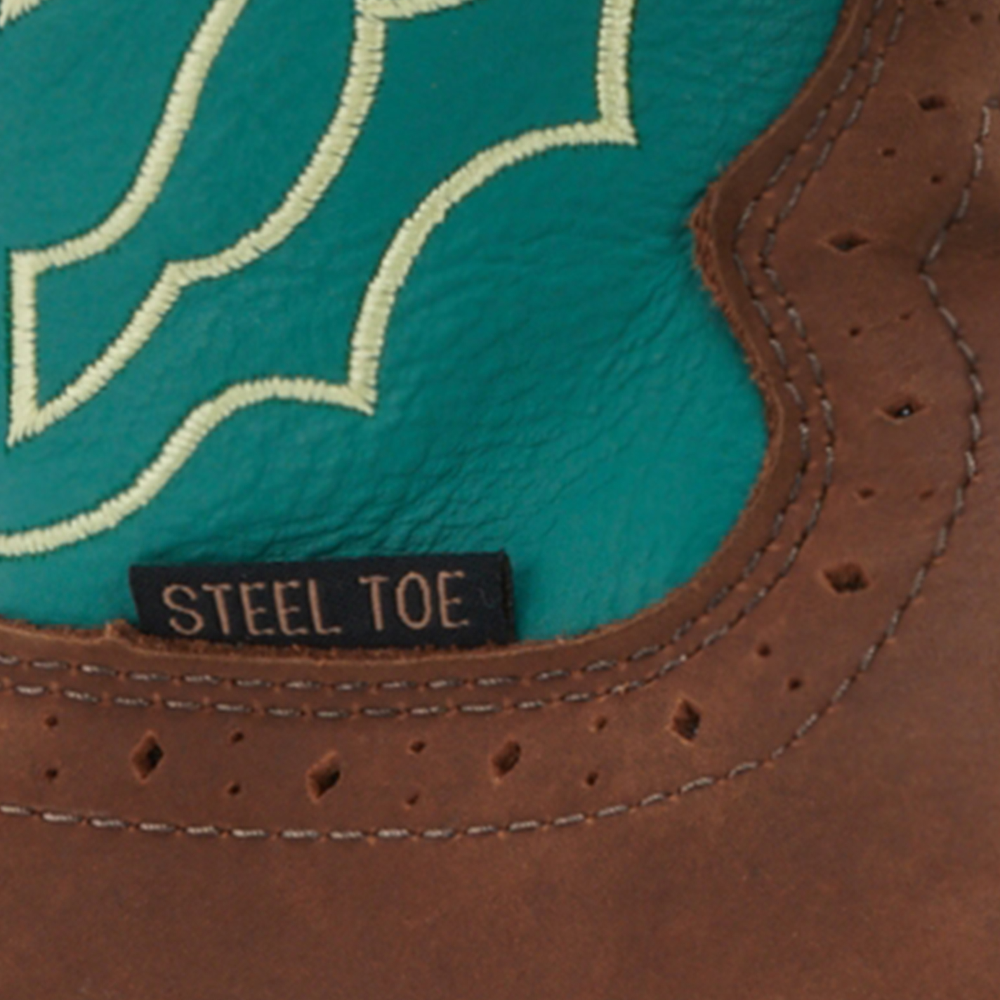 Justin Men's Hybrid Derrickman Waterproof Square Steel Toe Work Boots - Image 1