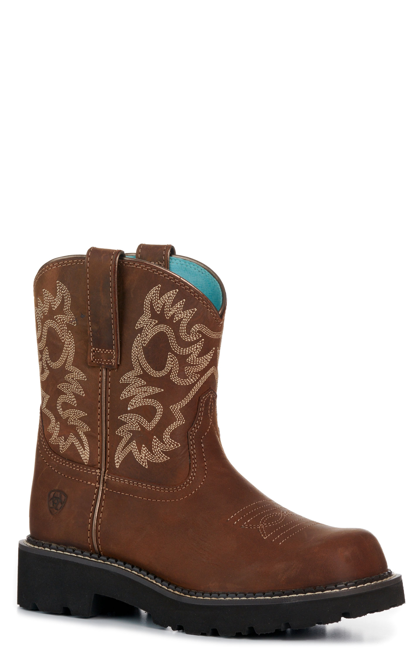 Ariat Women's Sassy Brown FatBaby Cowboy Boots - Image 1