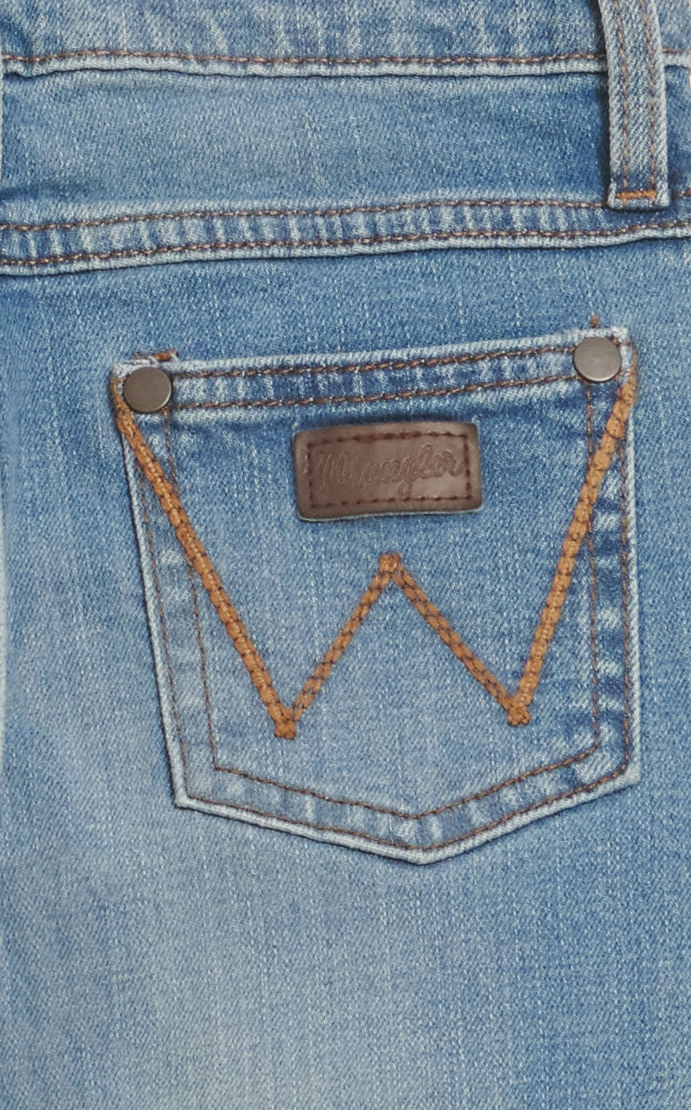 Wrangler Retro Boy's Roughhouse 88B Light Wash Slim Straight Leg Jeans (1-7) - Image 1