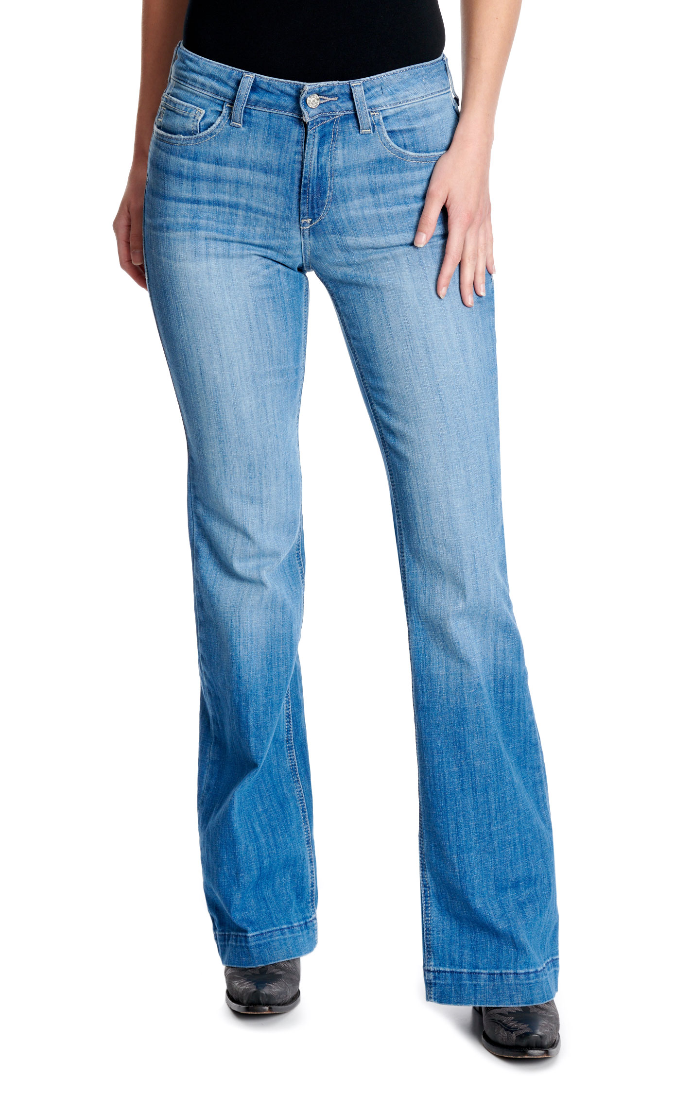 Ariat Women's Claire Anaheim Light Wash Slim Trouser Jeans - Image 1