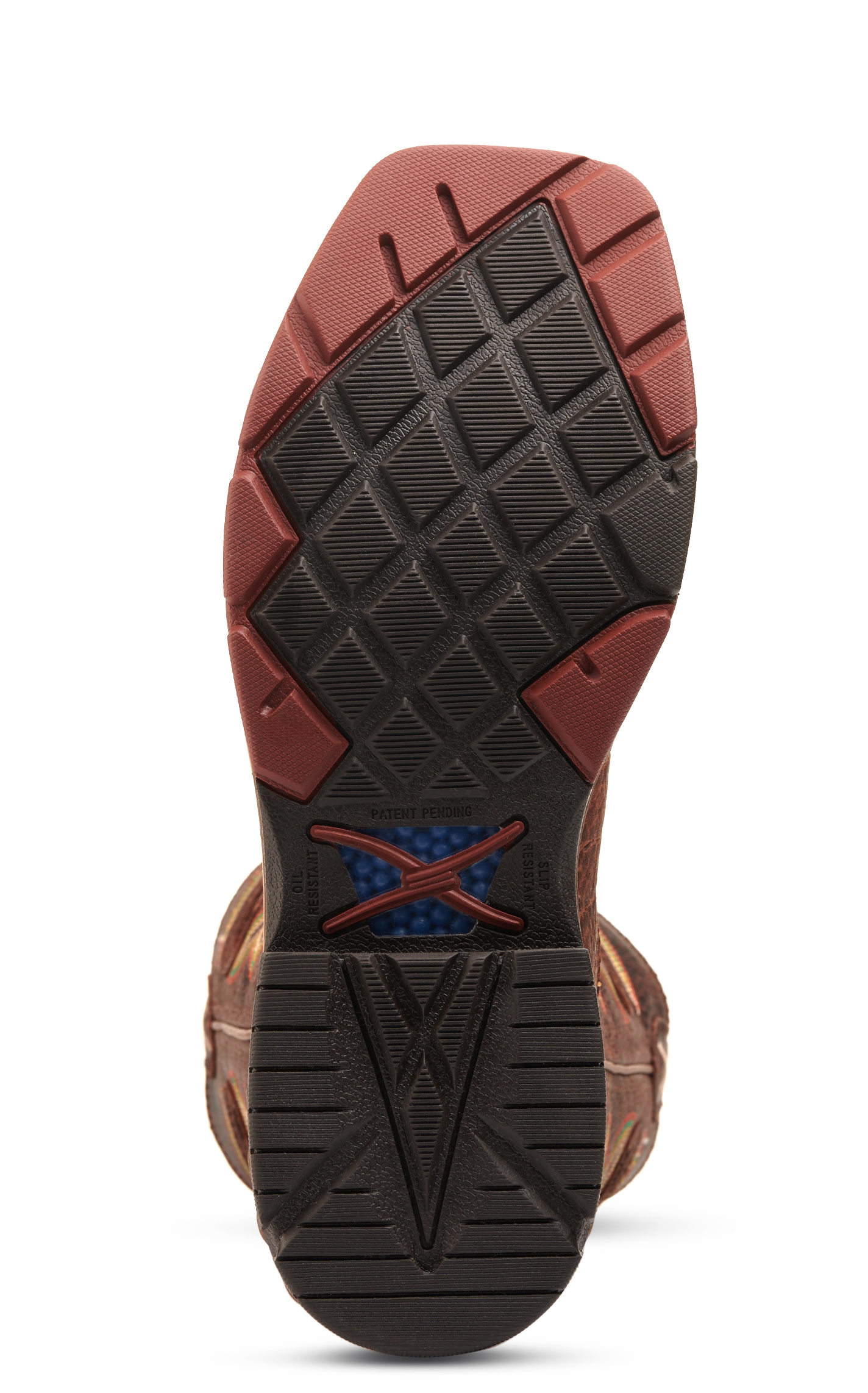 Twisted X Men's Nano Tan Elephant Print with CellStretch Wide Square Steel Toe Work Boot - Image 1