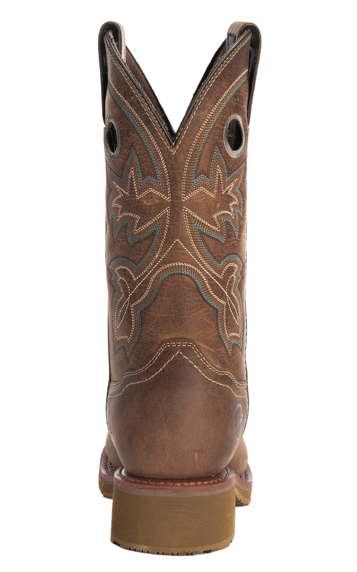 Double H Women's Haddie Chestnut Square Composite Toe Work Boot - Image 1