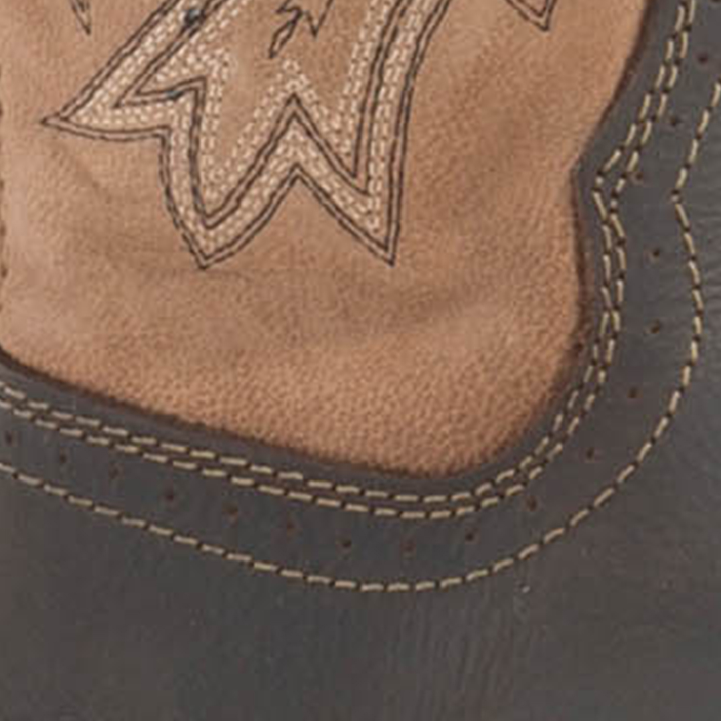 Durango Men's Rebel Brown and Tan Waterproof Square Steel Toe Work Boot - Image 1