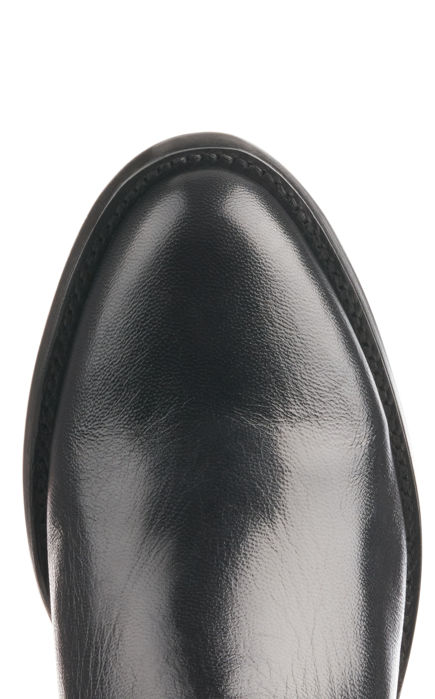 JRC & Sons Men's Kingston Domingo Goat Leather Round Toe Roper Boot in Black - Image 1
