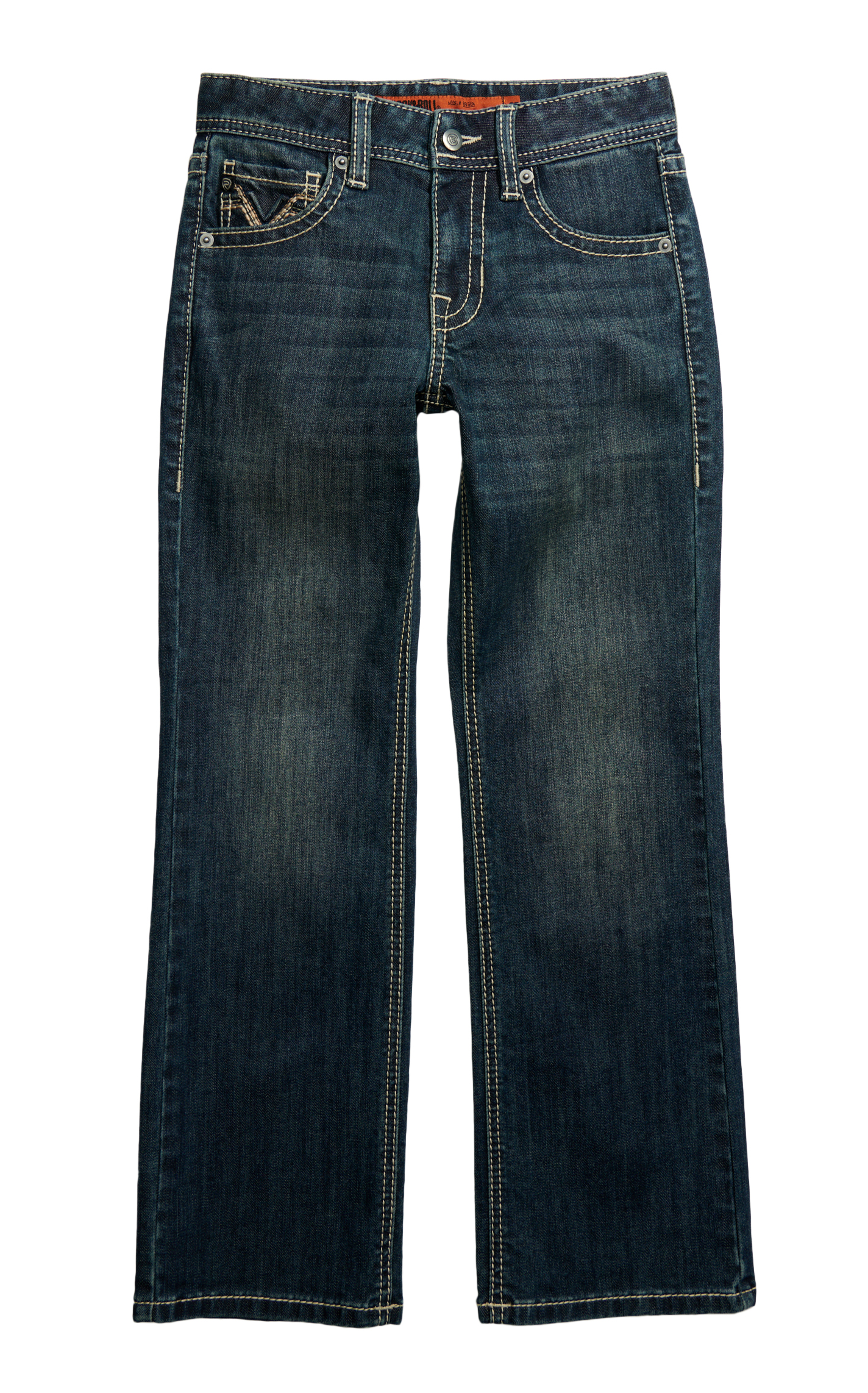 Rock & Roll Denim Boy's BB Gun Dark Wash Boot Cut Jeans - Image 1