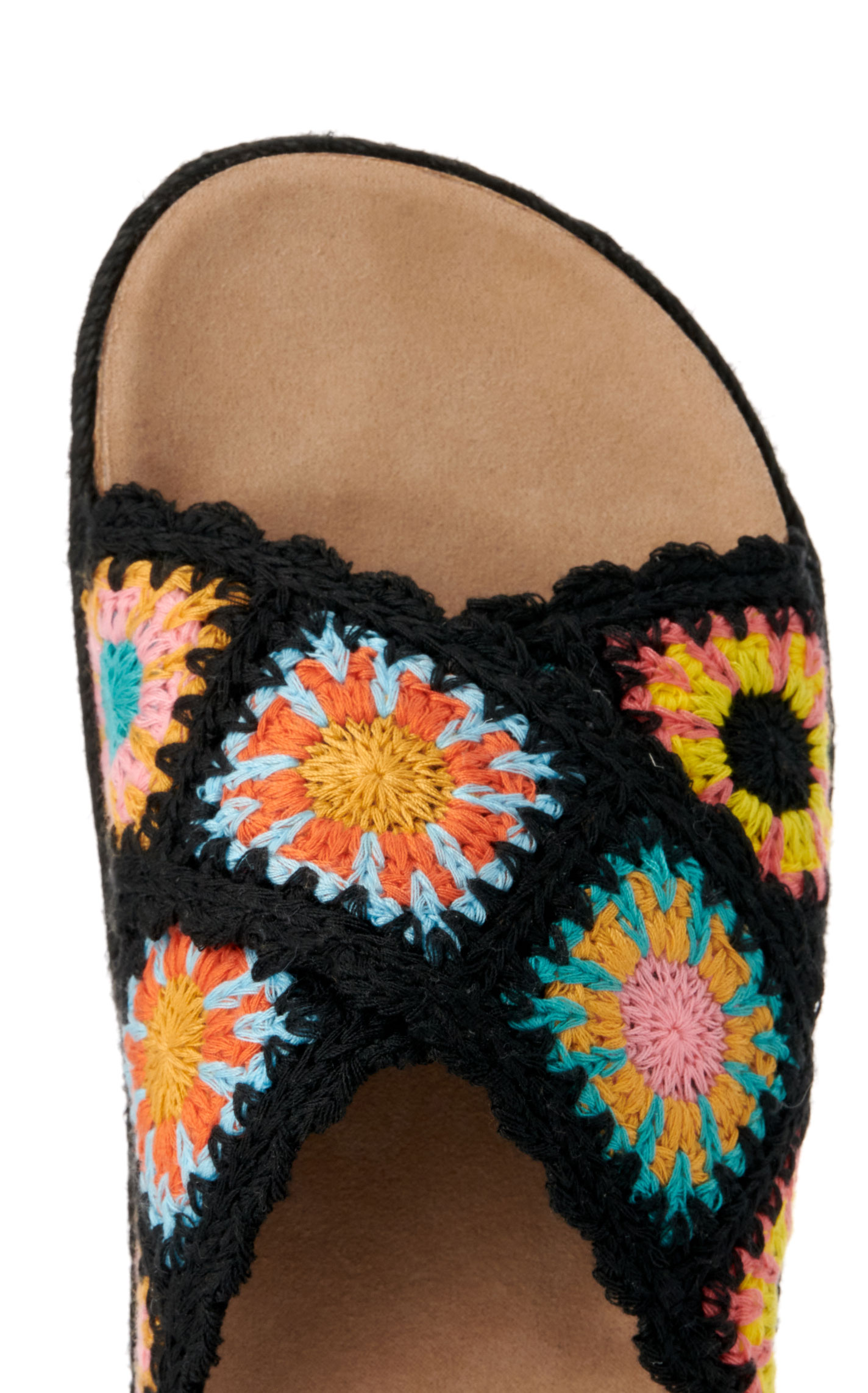 Dirty Laundry by Chinese Laundry Women's Tacoma Black Crochet Slide Sandals - Image 1