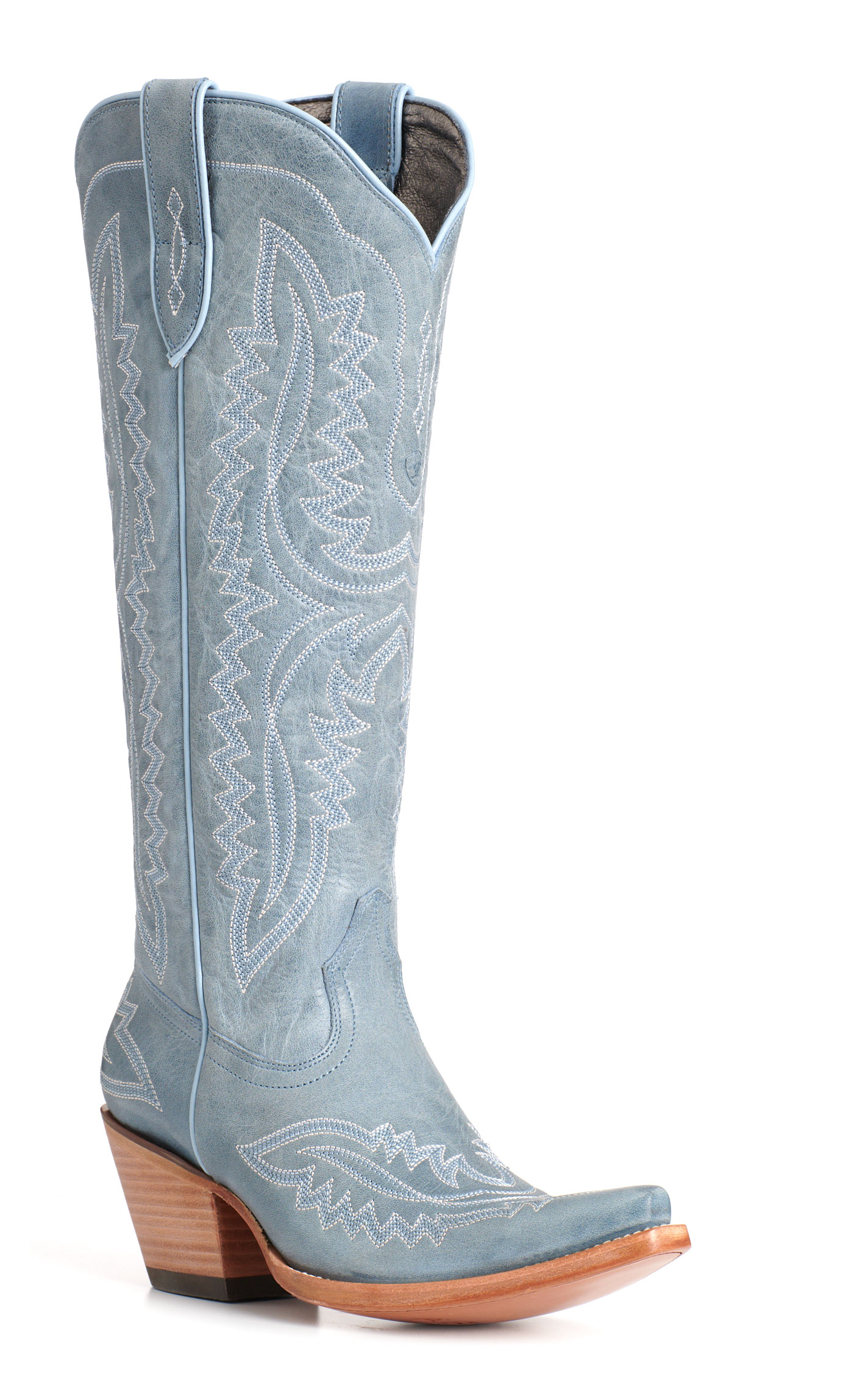 Ariat Women's Casanova Vintage Blue Snip Toe Tall Cowboy Boots - Image 1