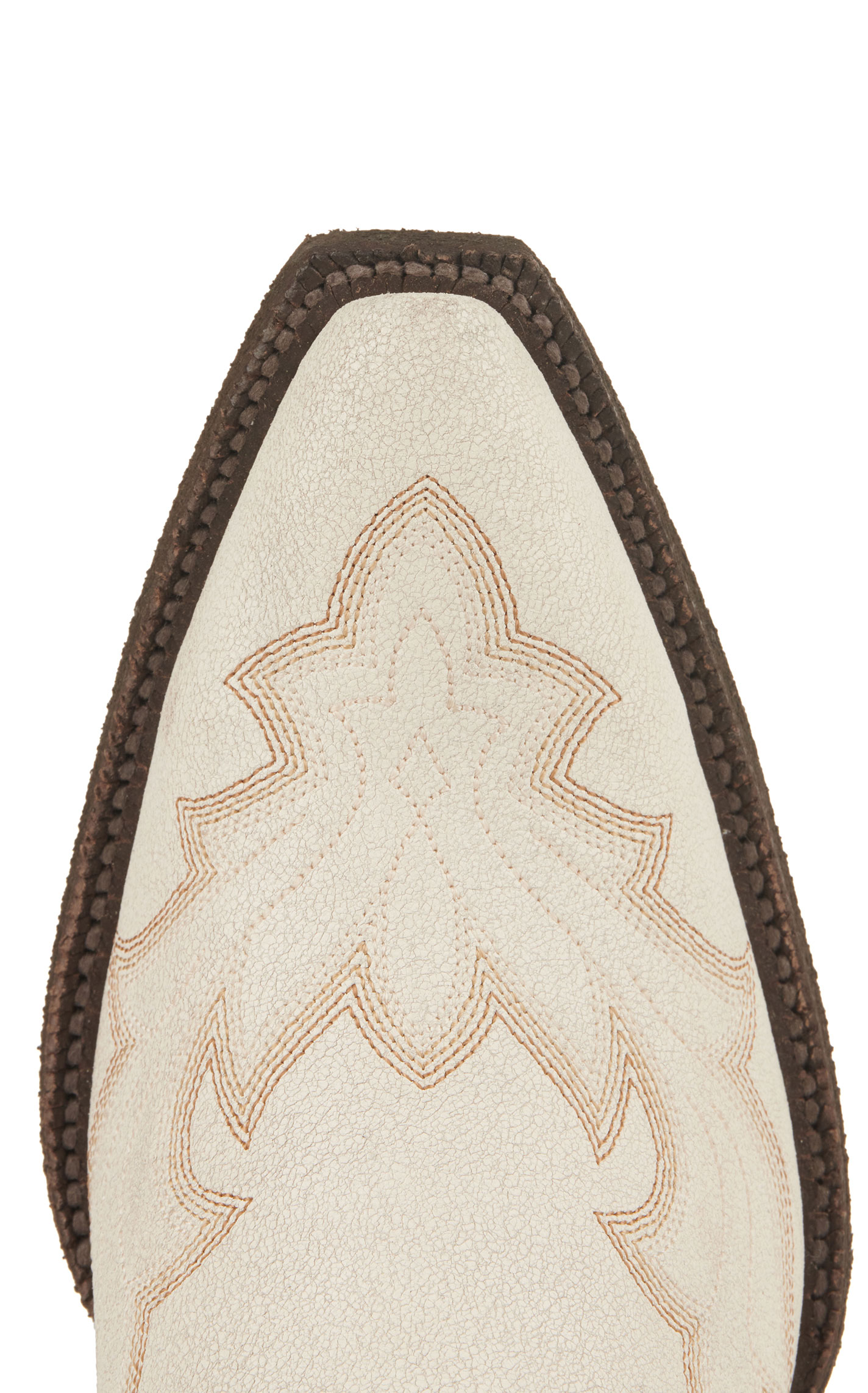 Ariat Women's Jennings Ivory White StretchFit Snip Toe Cowboy Boots - Image 1