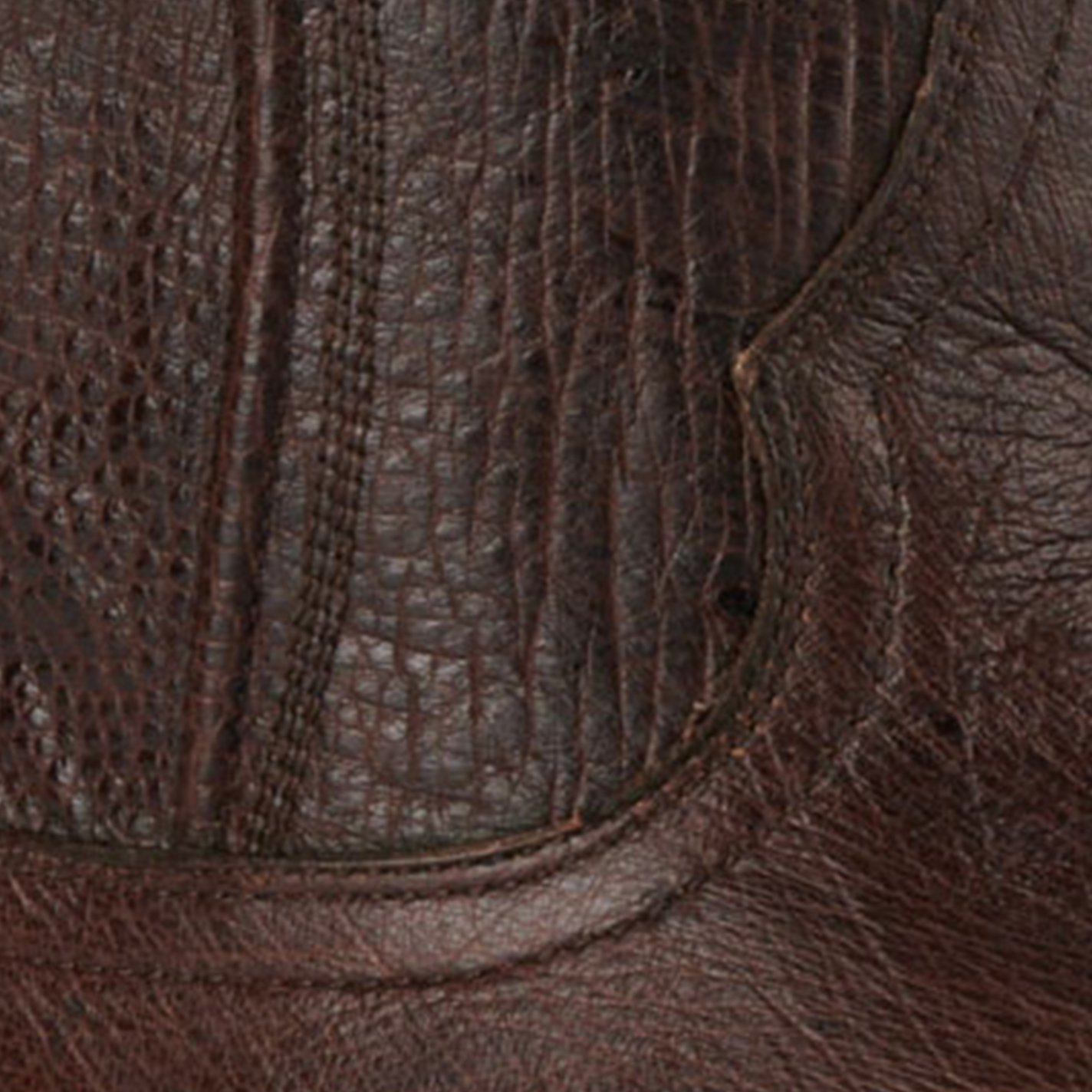 JRC & Sons Men's Cooper Smooth Quill Ostrich Round Toe Exotic Cowboy Boot in Antique Chocolate - Image 1