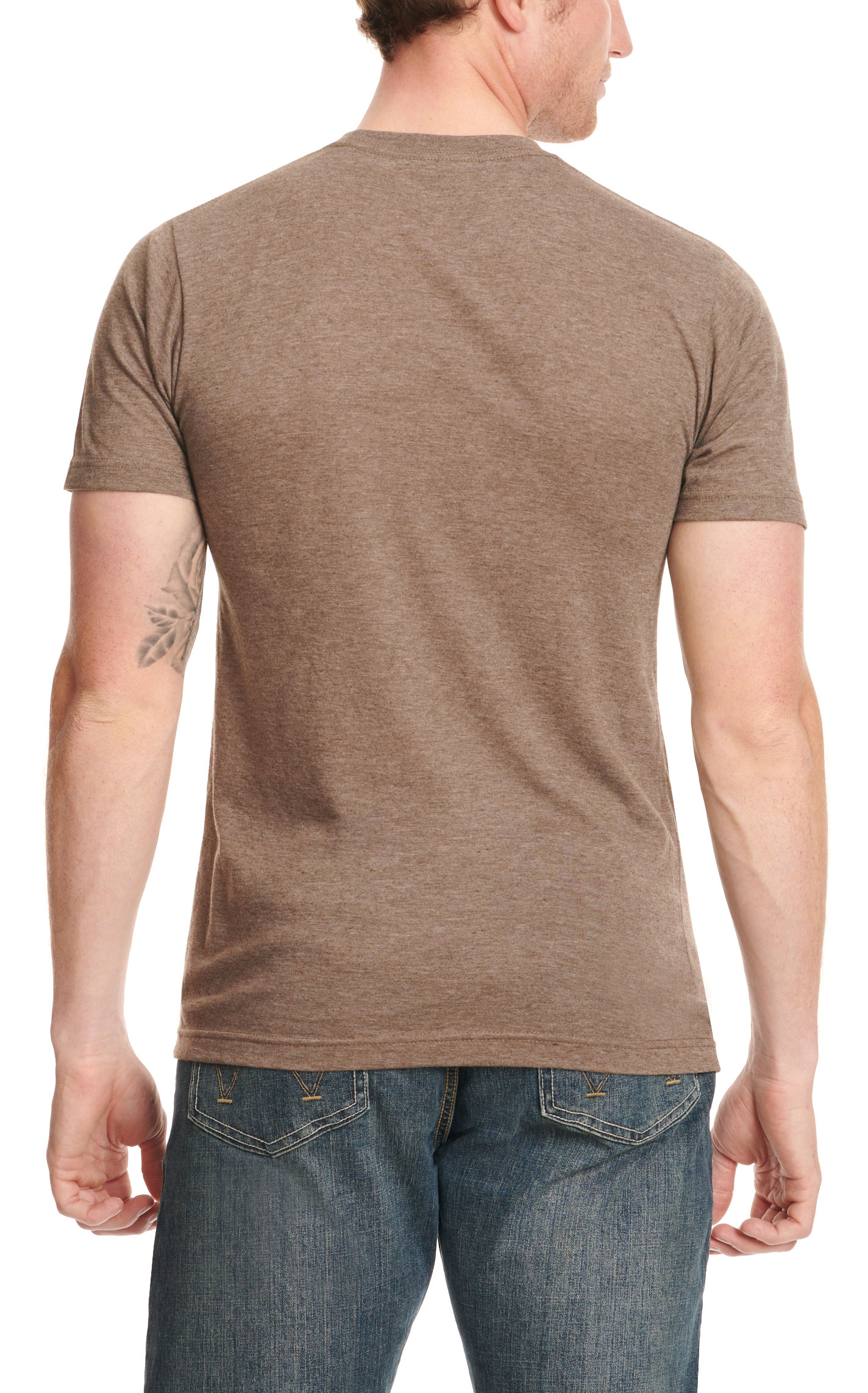 Stackin' Bills Men's Chocolate & Seven Days A Week Logo Graphic T-Shirt - Image 1
