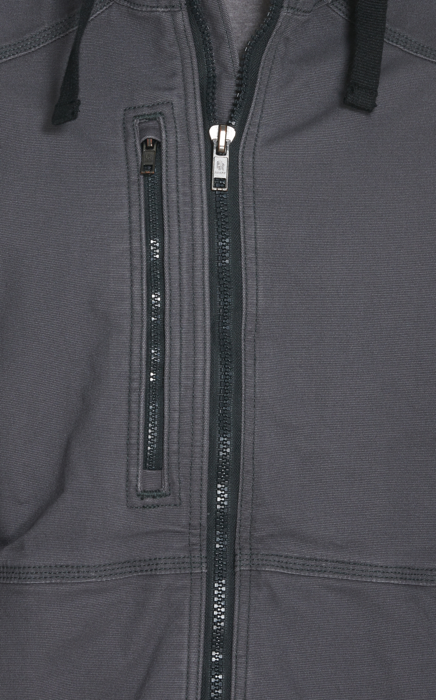 Ariat Men's Iron Gray DuraLight Stretch Canvas FR Work Jacket - Image 1