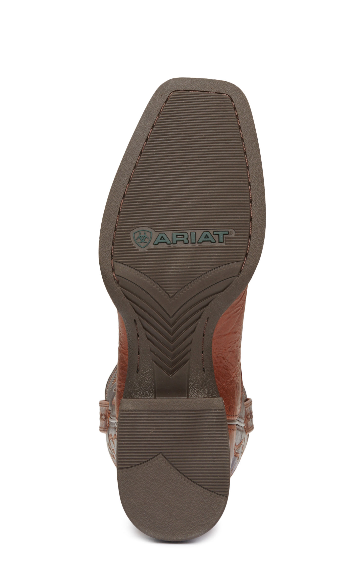 Ariat Men's Sport Herdsman Peanut Butter & Brown Punchy Toe Cowboy Boots - Image 1