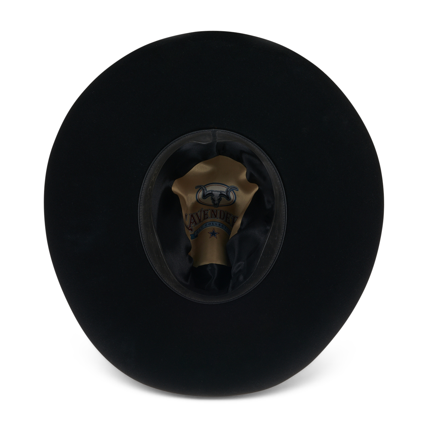 Cavender's 3X Black Self Band Gus Crown Wool Cowboy Hat - Image 1