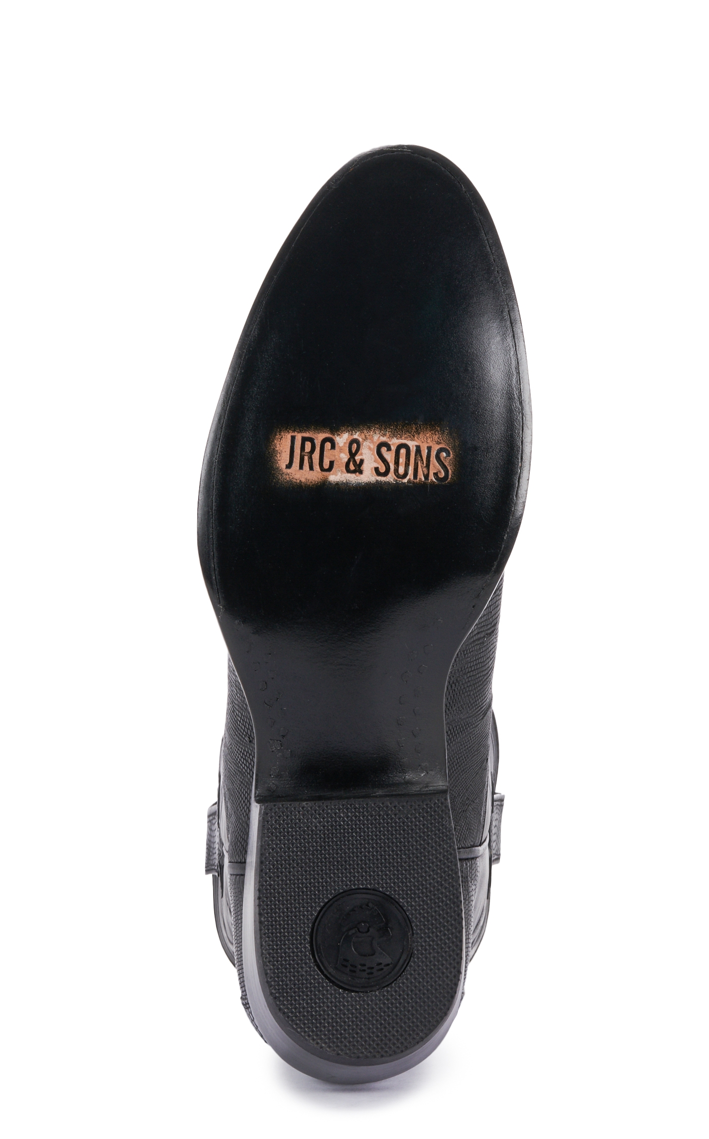 JRC & Sons Men's James Teju Lizard Round Toe Exotic Cowboy Boot in Black - Image 1
