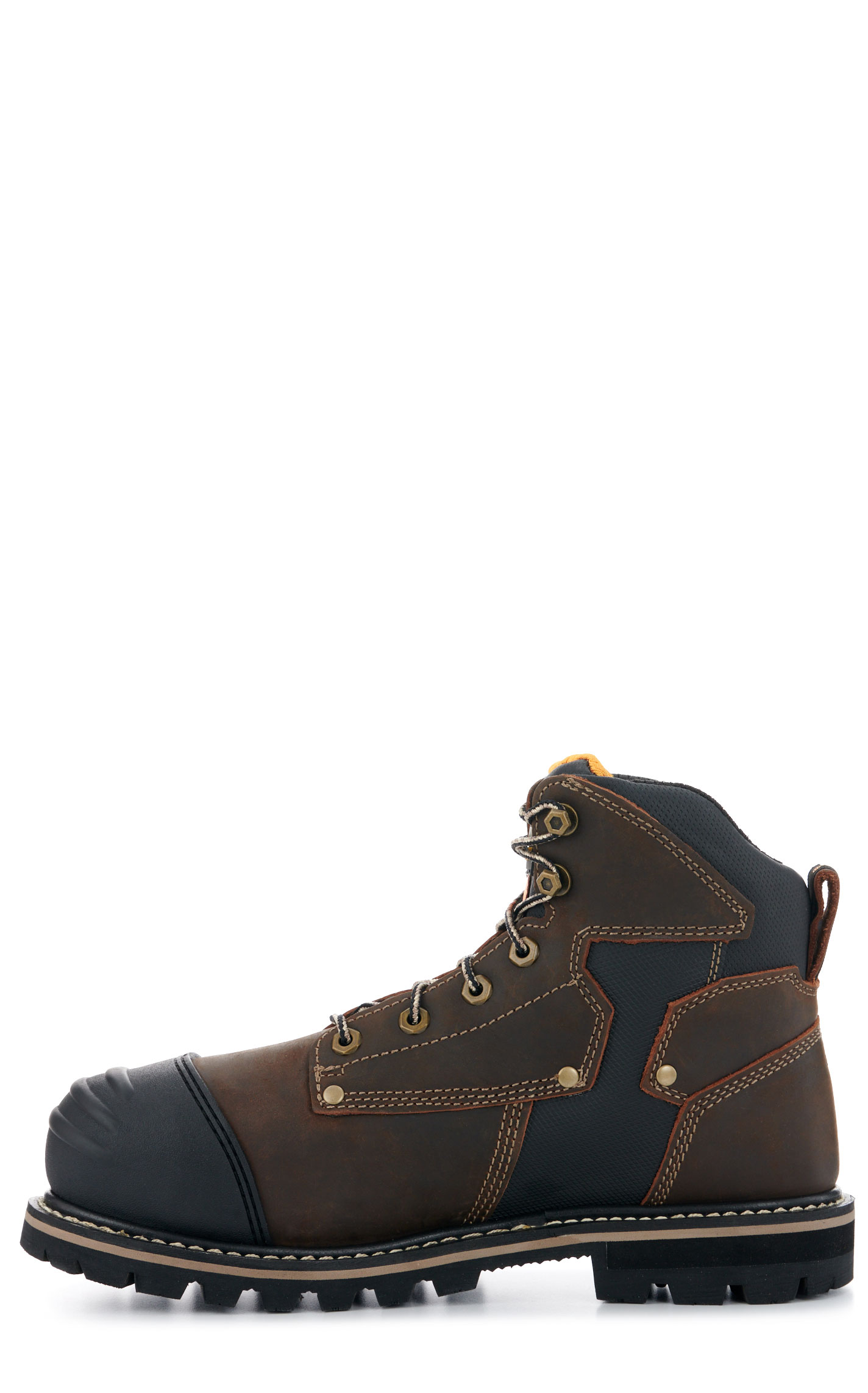 Matterhorn Men's Brown Puncture Resistant MetGuard Round Composite Toe Lace Up Work Boot - Image 1