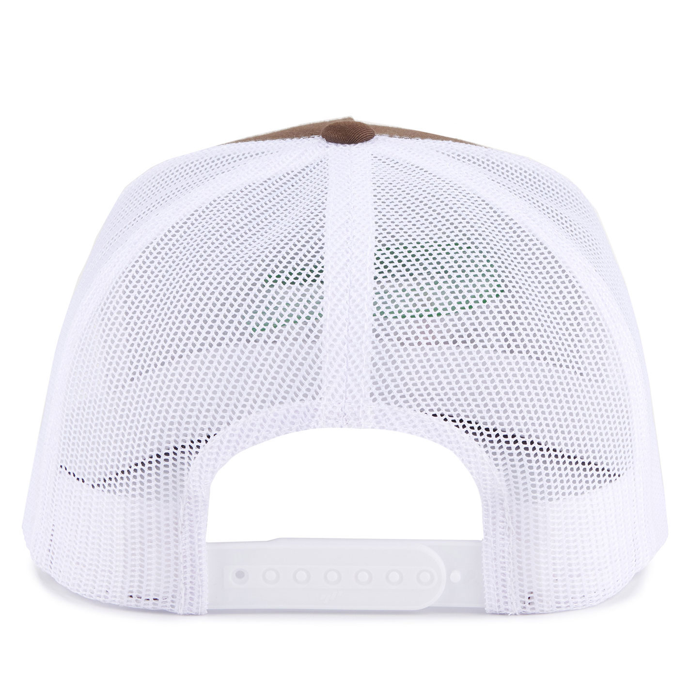 Lazy J Ranch Brown & White with Desert Bull Embroidered Patch Cap - Image 1