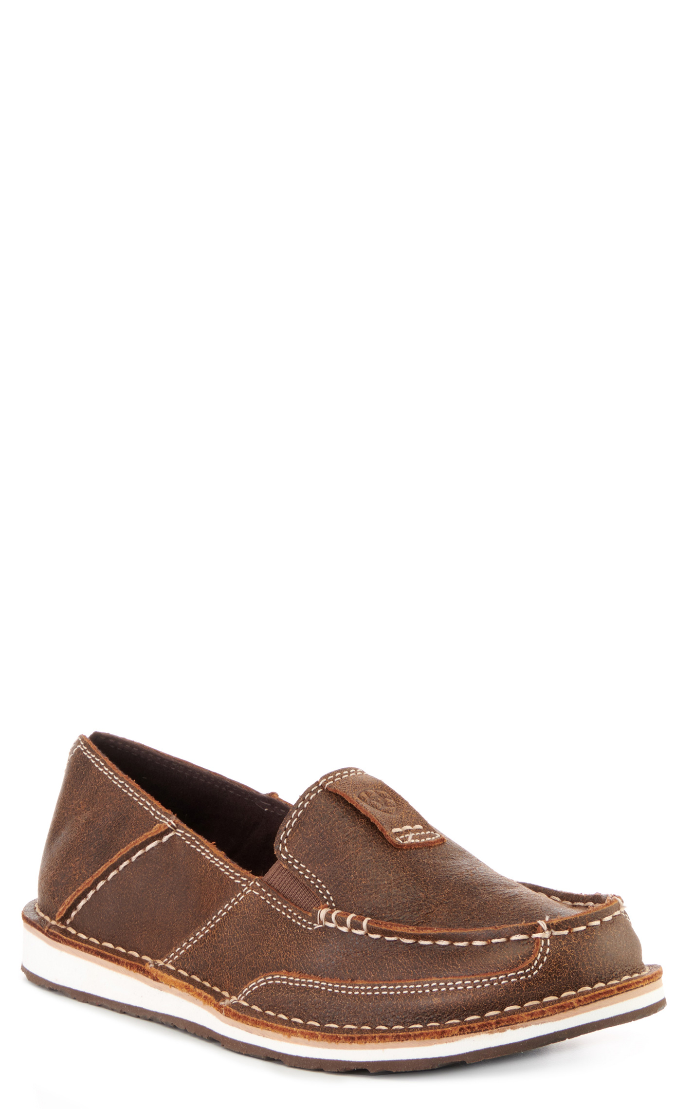 Ariat Women's Cruiser Vintage Bomber Brown Moc Toe Casual Shoes - Image 1