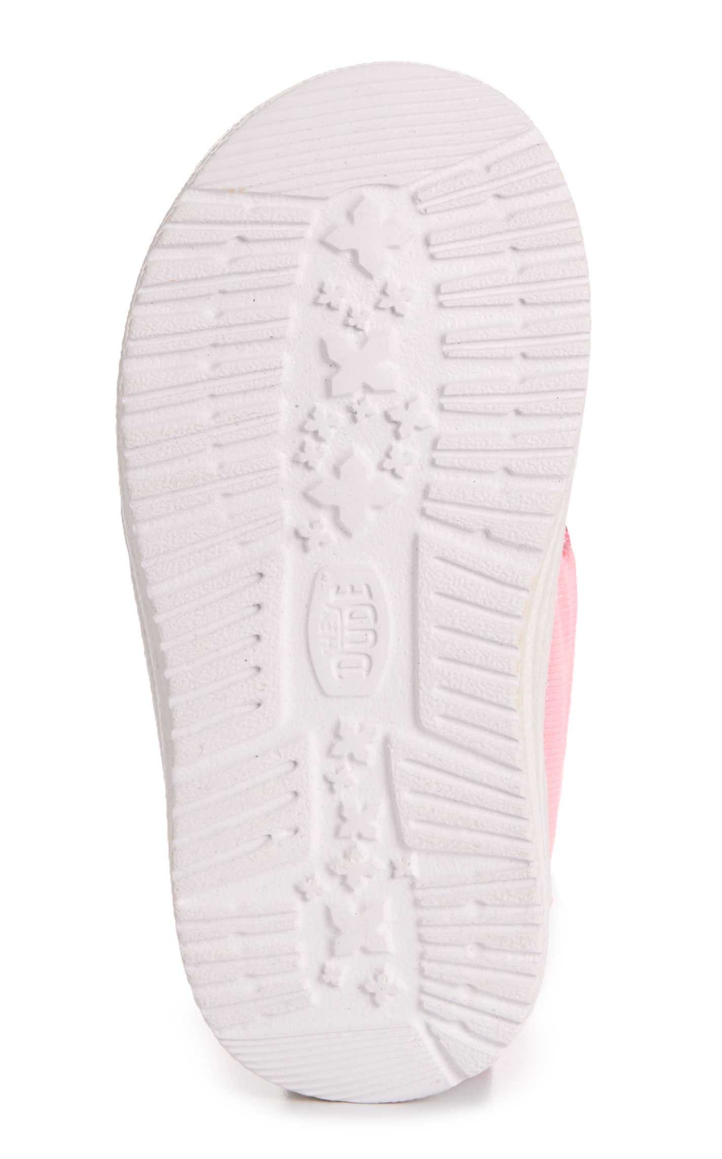 Hey Dude Toddler Girl's Wendy Shimmery Pink Moc Toe Casual Shoes  - Image 1