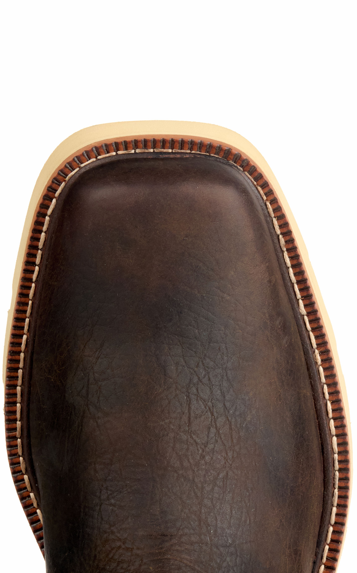 Ariat Men’s Rambler Recon Dark Brown Wedge Outsole Square Toe Cowboy Boots - Image 1