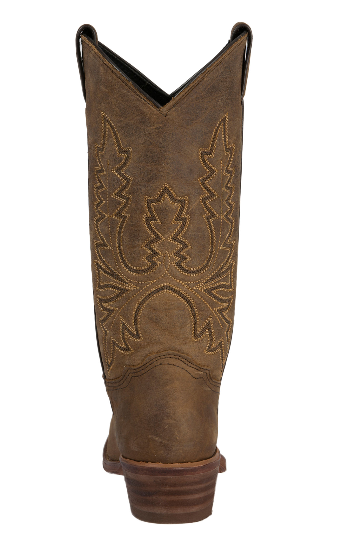 Abilene Women's Olive Brown Vintage Punchy Toe Cowboy Boots - Image 1