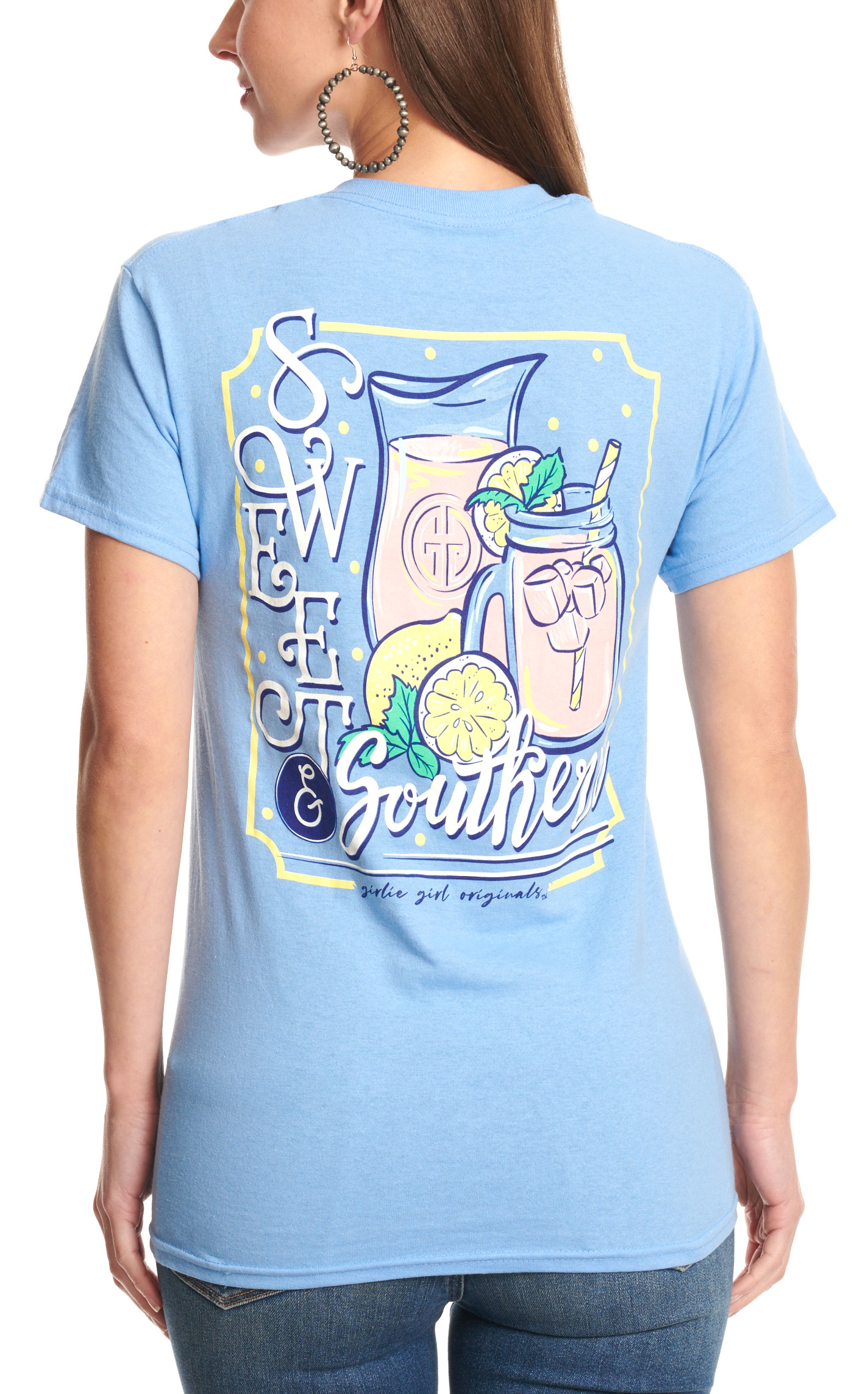 Girlie Girl Originals Women's Cornflower Sweet & Southern Graphic T-Shirt - Image 1