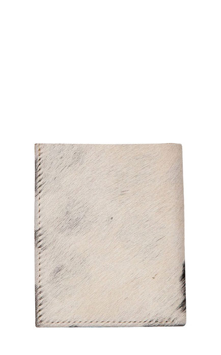 STS Ranchwear Men's Chocolate & Cream Hair On Hide Hidden Cash Wallet - Image 1