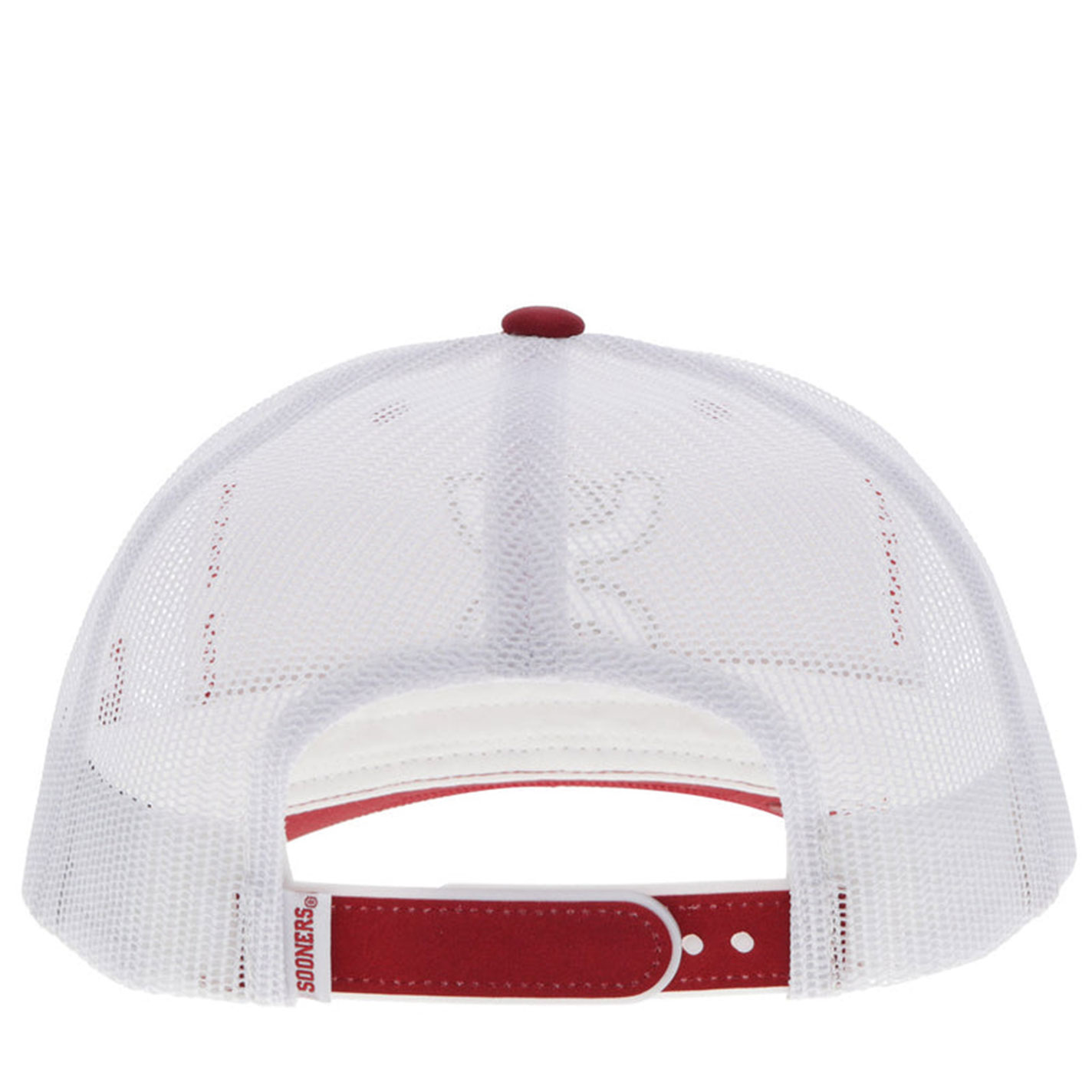 Hooey Collegiate Collection Men's Red & White OU Logo Cap - Image 1
