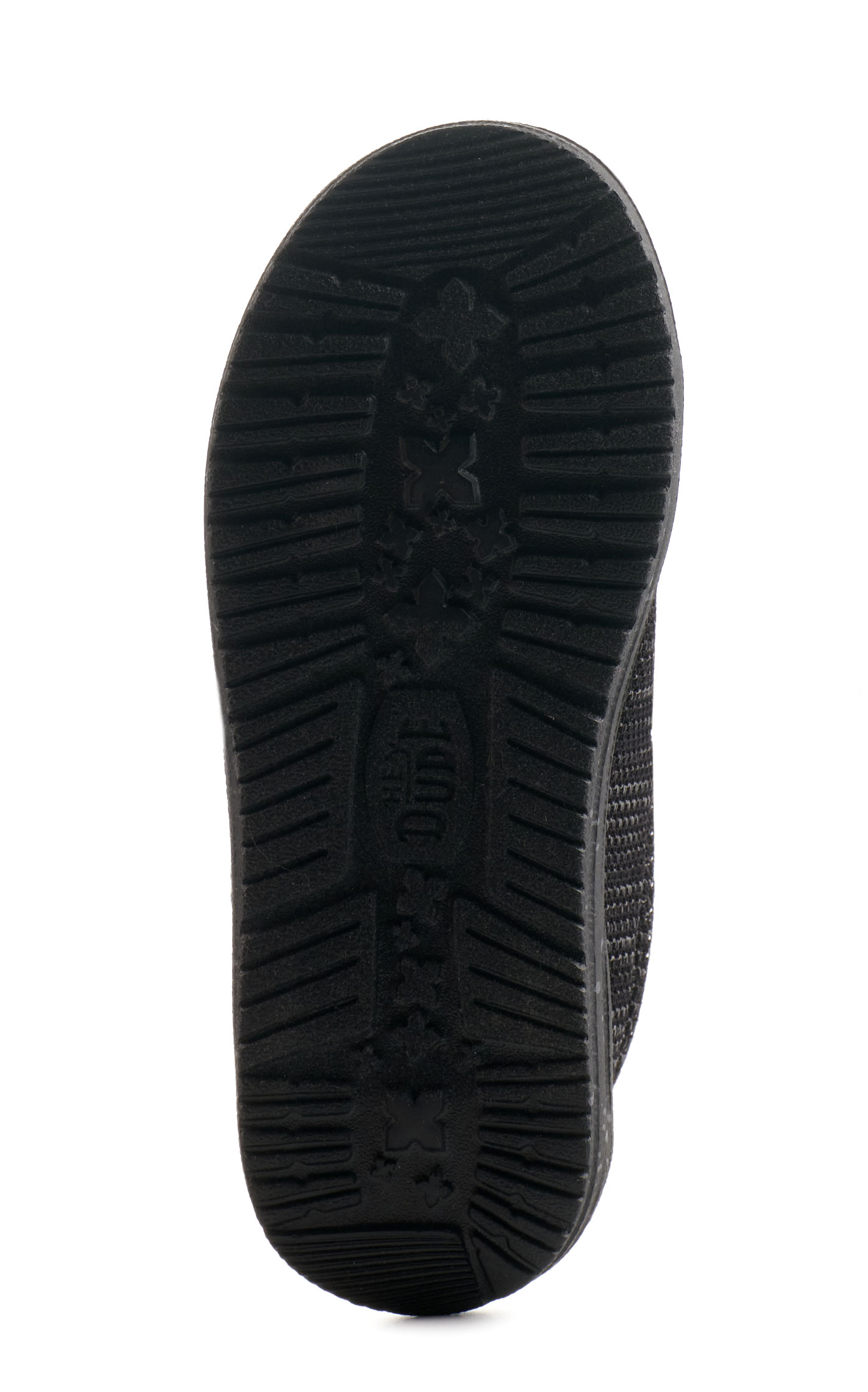 Hey Dude Kids' Wally Stretch Sox Black Moc Toe Casual Shoes - Image 1
