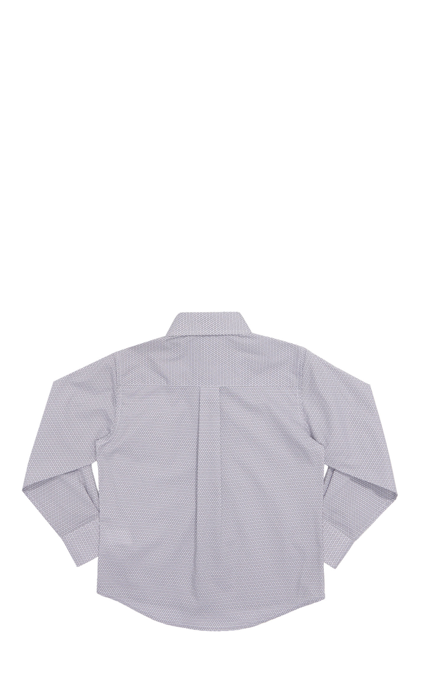 Wrangler Classic Boy's Gray Geo Print Long Sleeve Shirt - Image 1