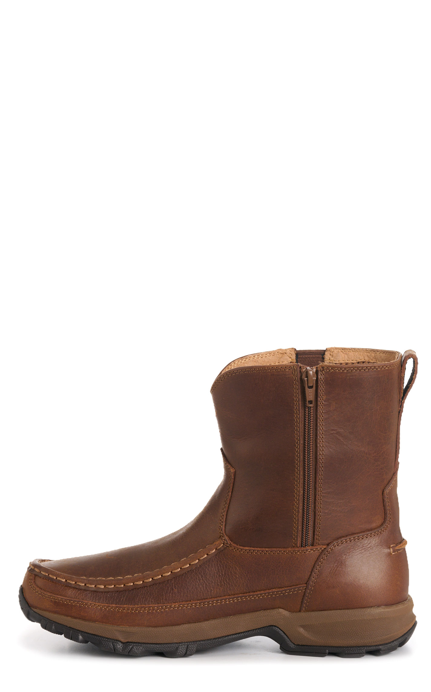 Twisted X Men’s Toffee 8” Pull On Waterproof Leather Moc Toe Hiker Boots - Image 2