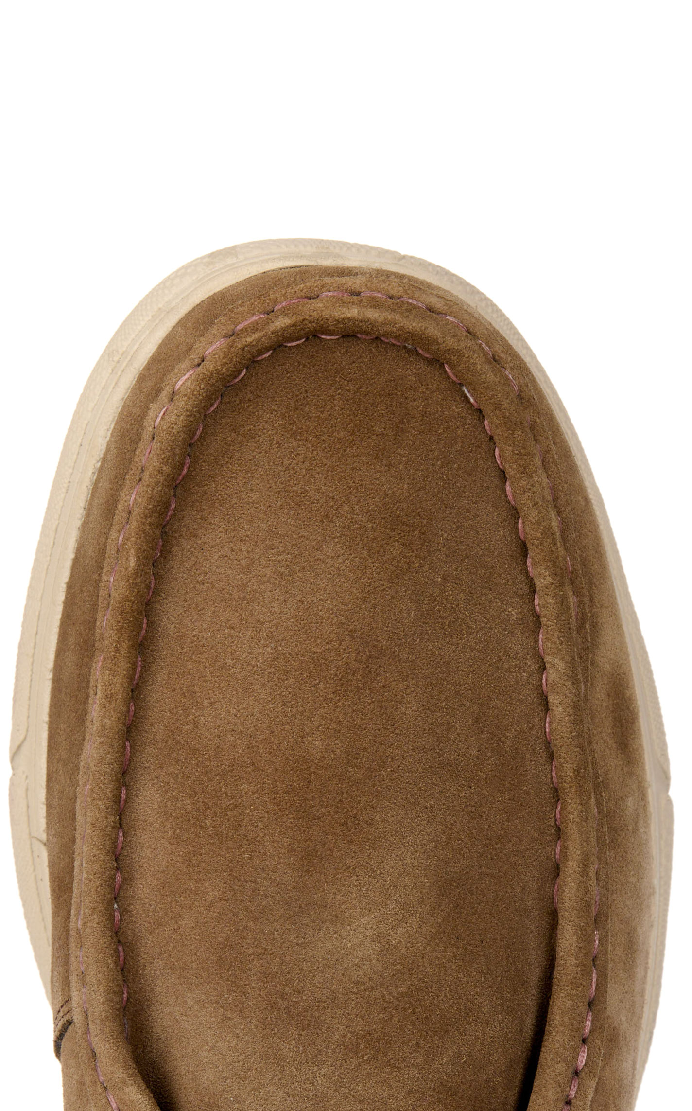 Roper Men's Cliff Brown Suede Moc Toe Casual Shoes - Image 1