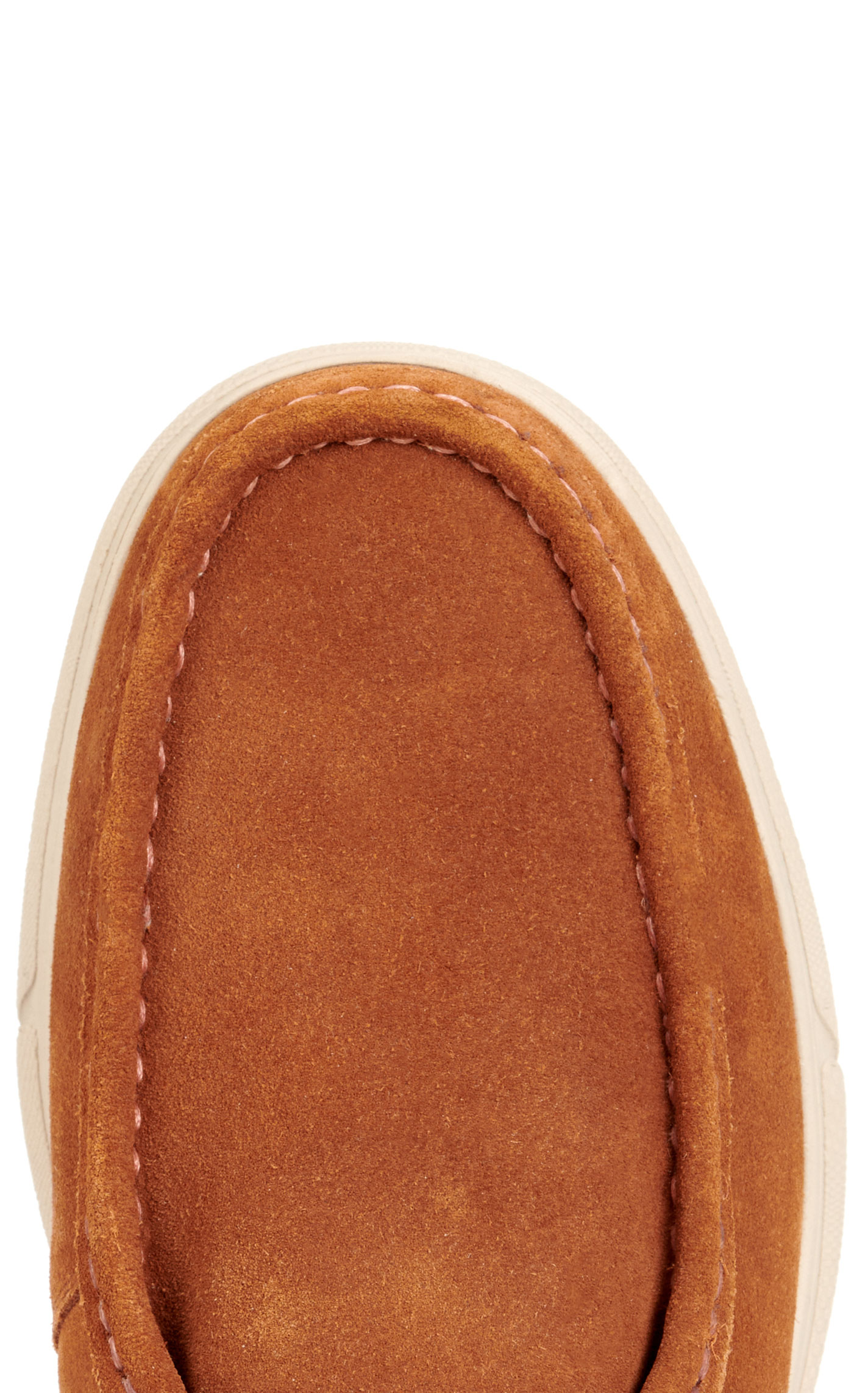 Roper Men's Cliff Dark Honey Suede Moc Toe Casual Shoes - Image 4