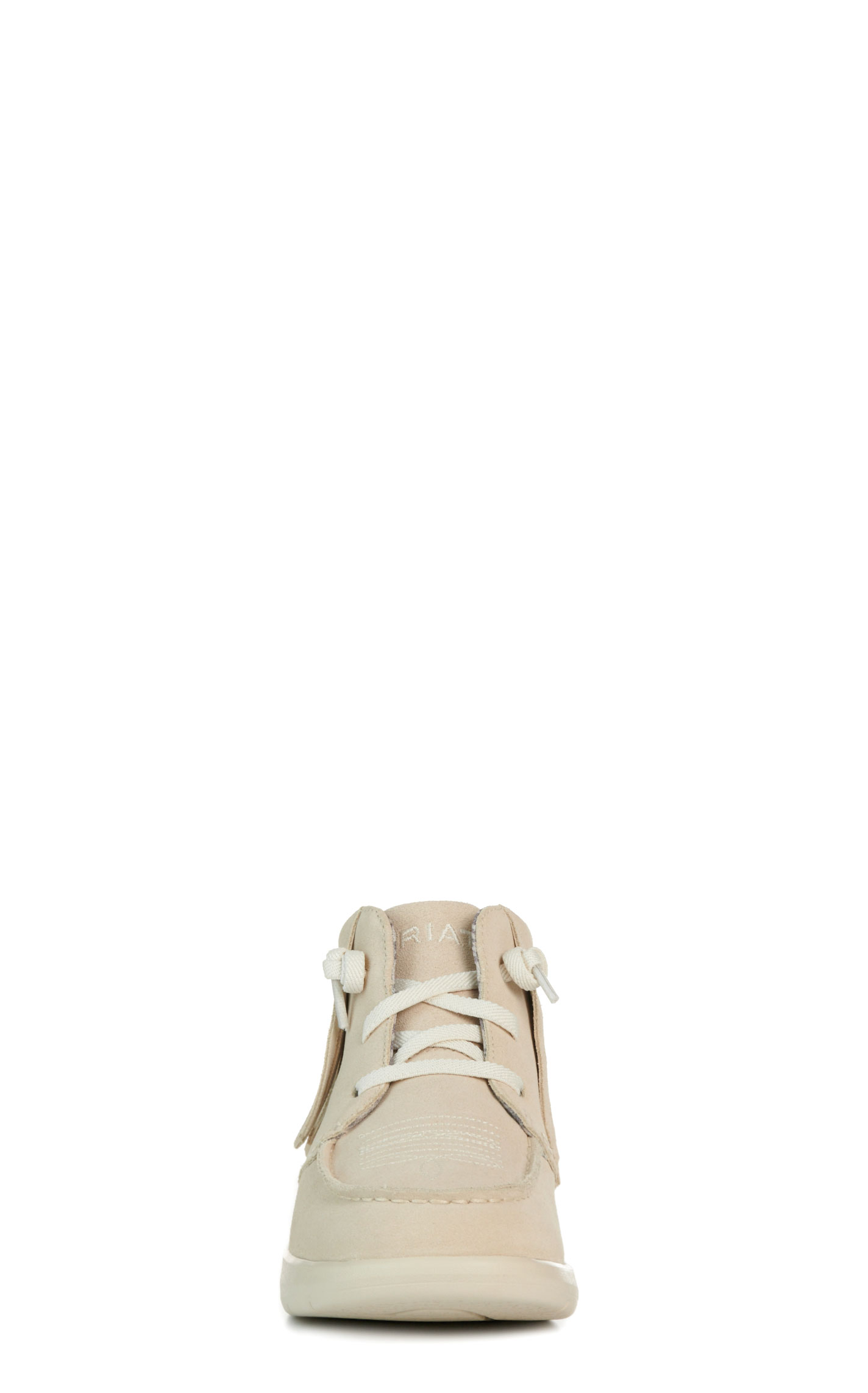 Ariat Women’s Sand Suede Hilo Fringe High Top Laced Moc Toe Casual Shoes - Image 1