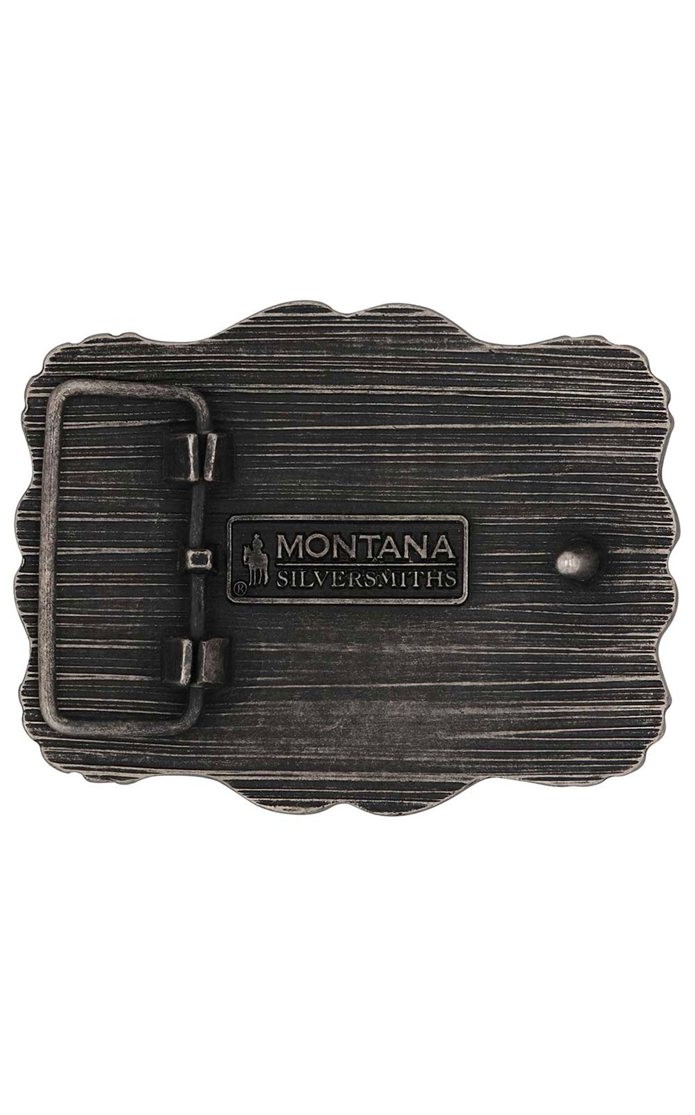 Attitude by Montana Silversmiths Antique Silver & Brass Longhorn Belt Buckle - Image 3