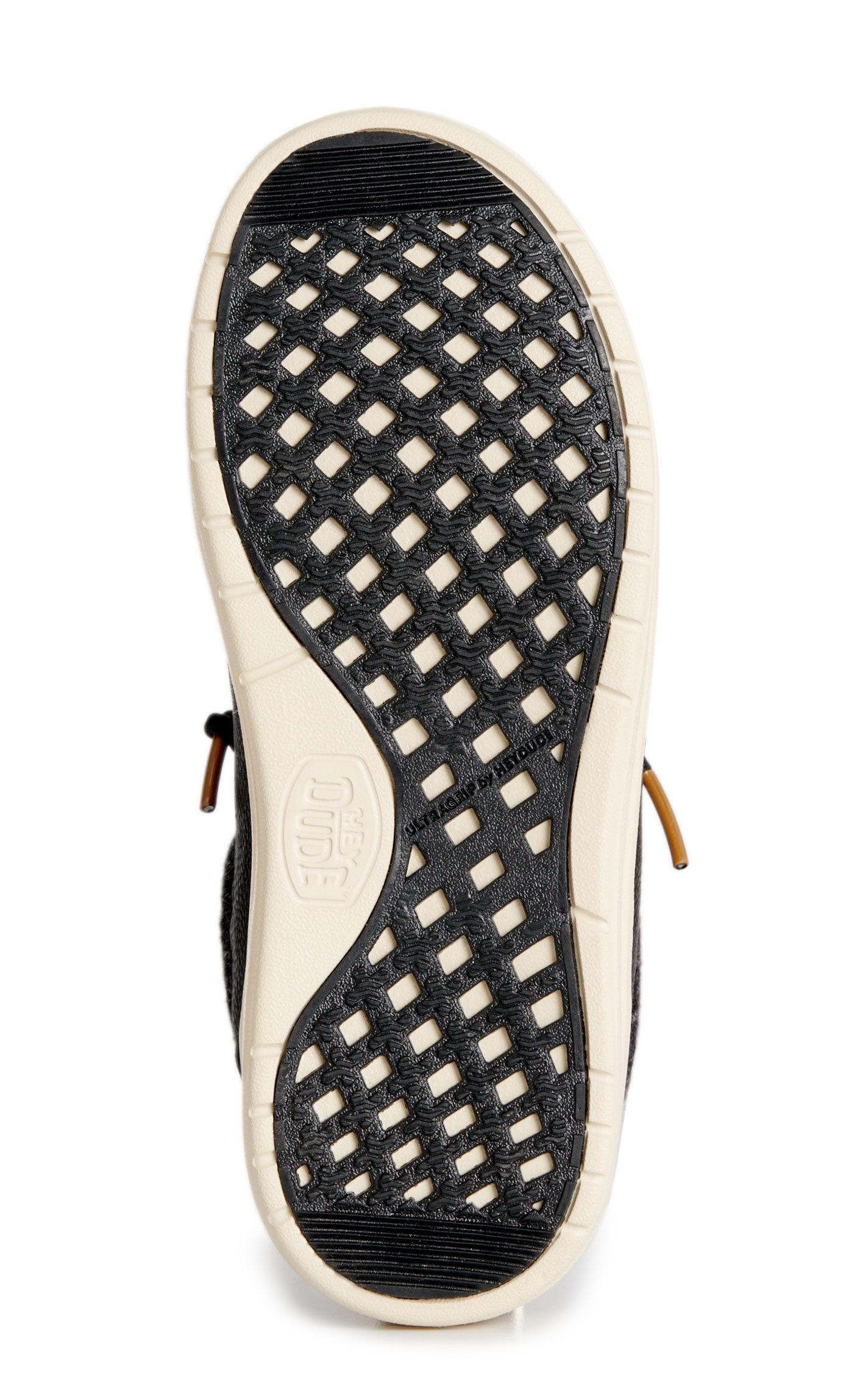 Hey Dude Boy's Paul Black Lace Moc Toe Casual Shoes - Image 1