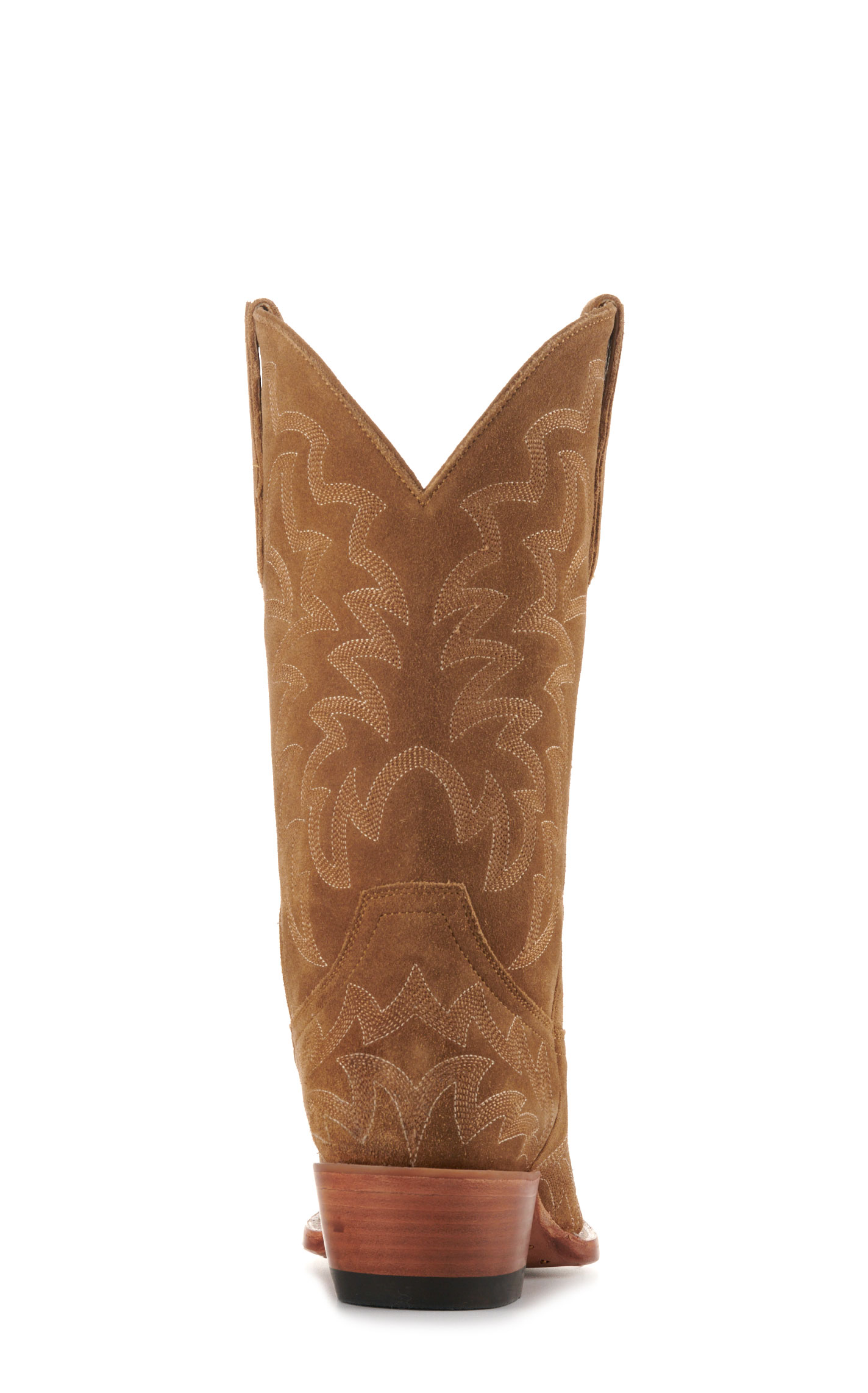 Cavender's Women's Sand Suede Snip Toe Cowboy Boots - Image 1