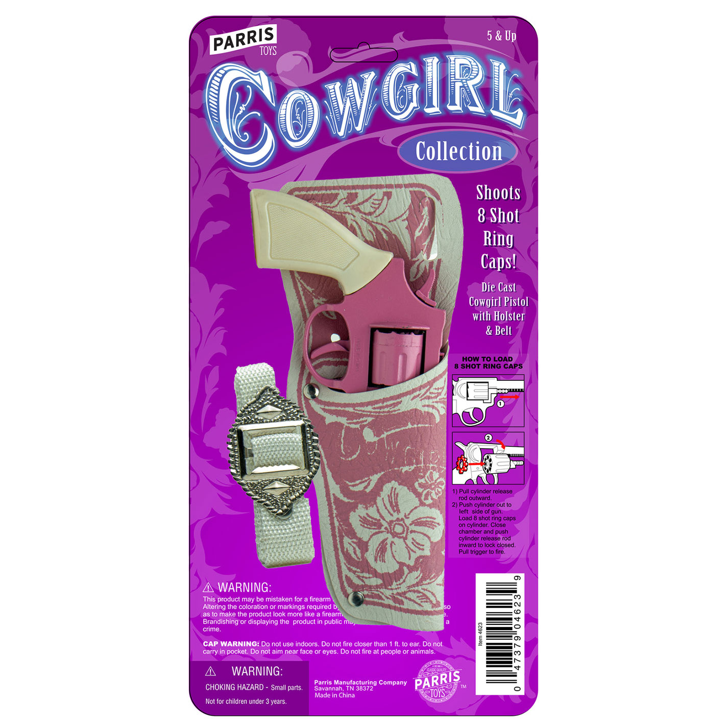 Parris Toys Cowgirl Collection Pink Pistol Play Set - Image 1