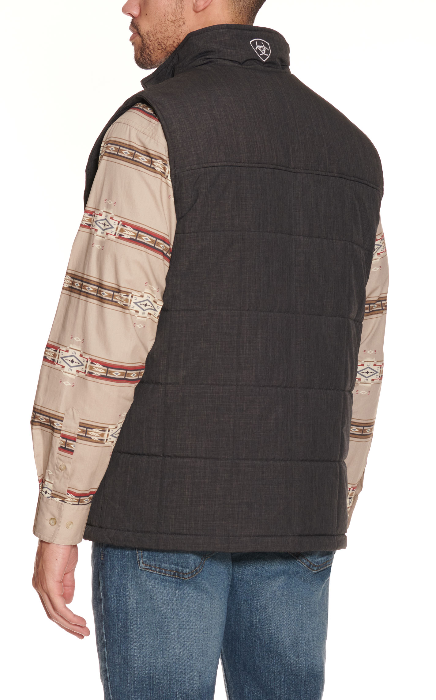 Ariat Men's Phantom Gray Insulated Vest - Image 1