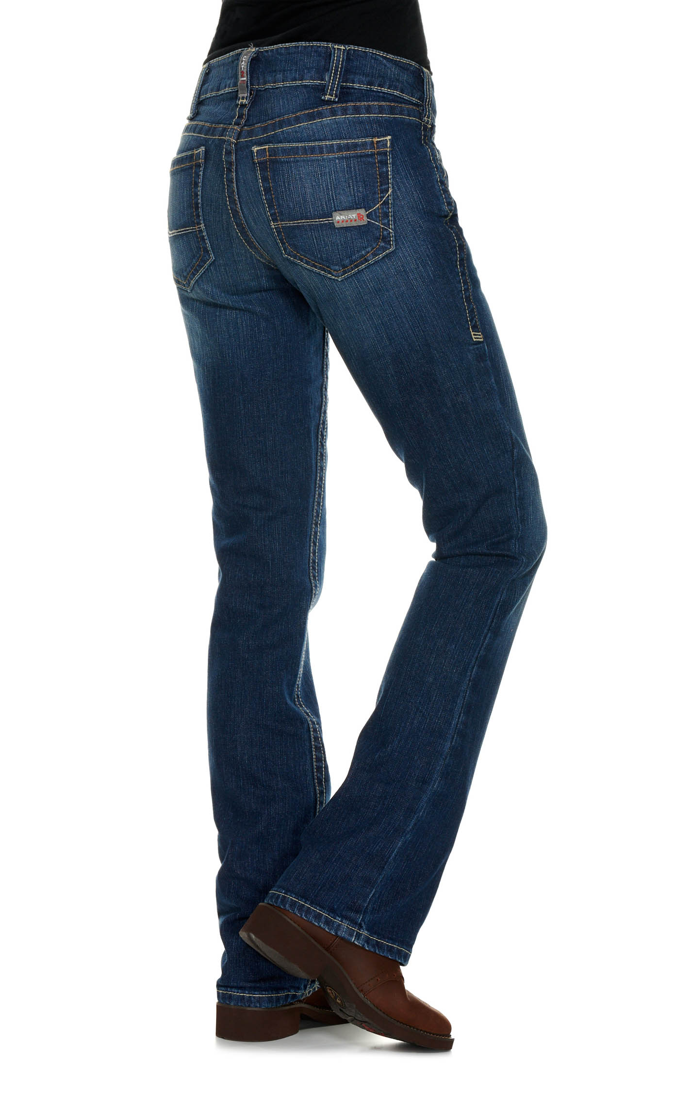 Ariat Women's DuraStretch Basic Boot Cut FR Work Jeans - Image 1