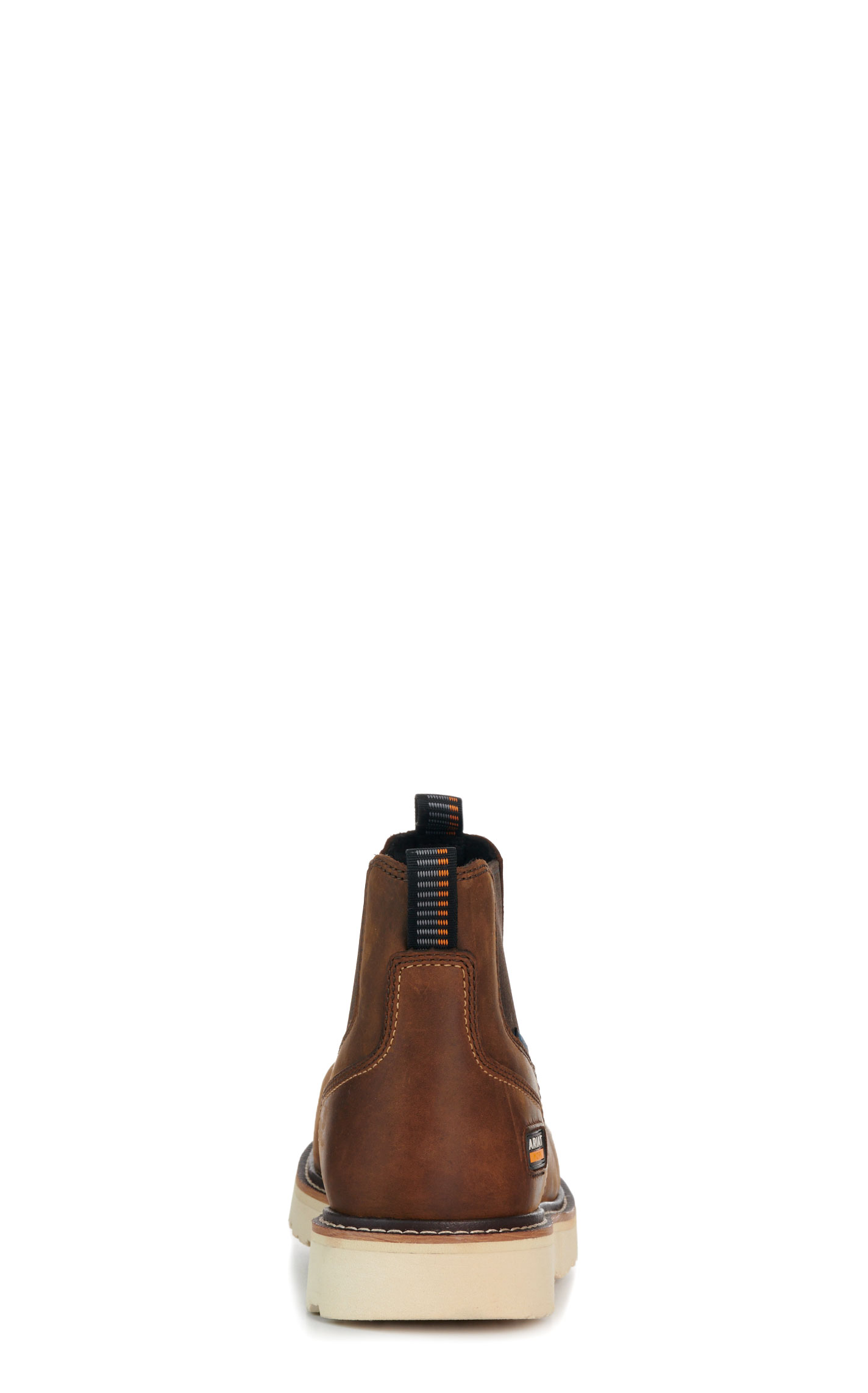 Ariat Rebar Men's Brown Wedge Chelsea Waterproof Round Toe Work Boots - Image 1