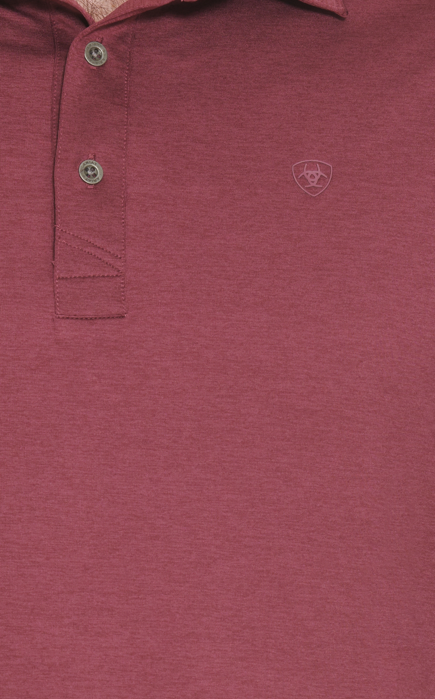 Ariat Men's Charger 2.0 Malbec Short Sleeves Fitted Polo Shirt - Image 1