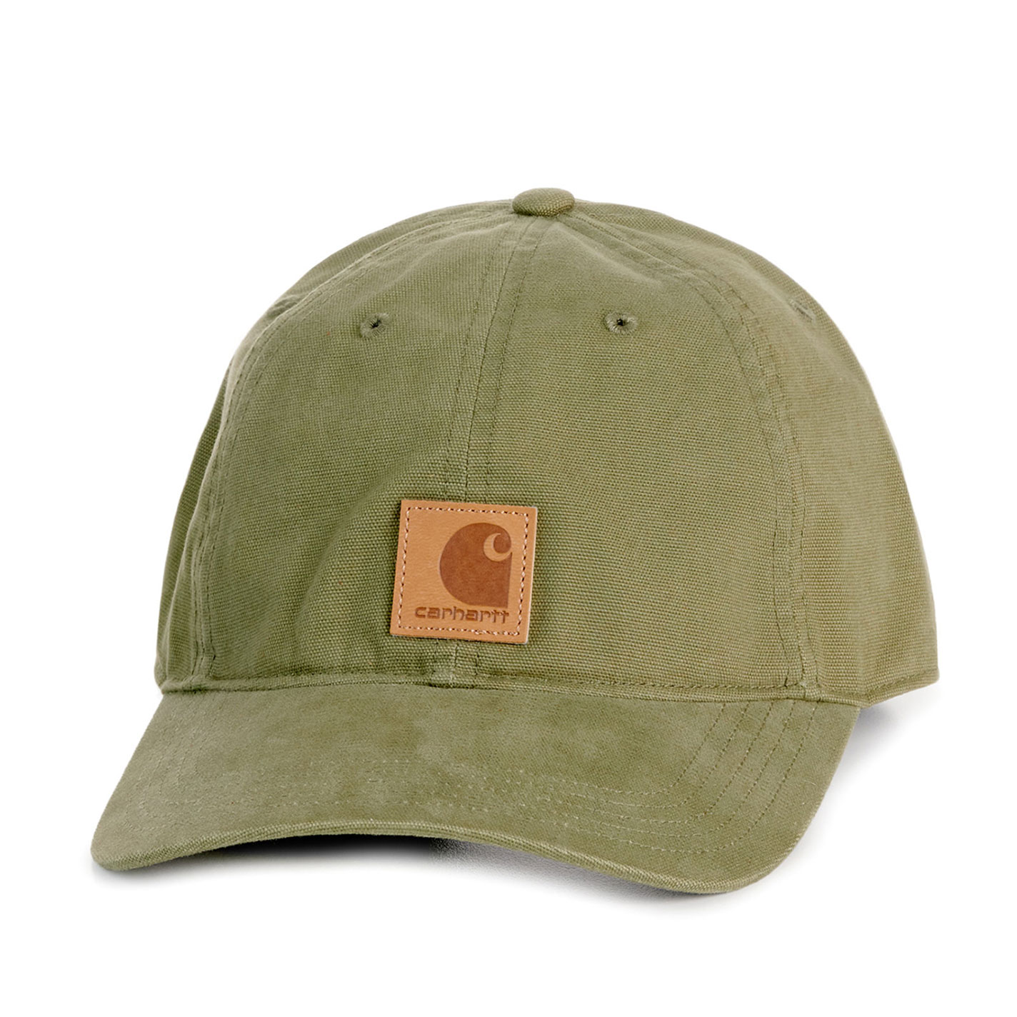 Carhartt Toasted Olive Canvas Velcro Back Cap - Image 1