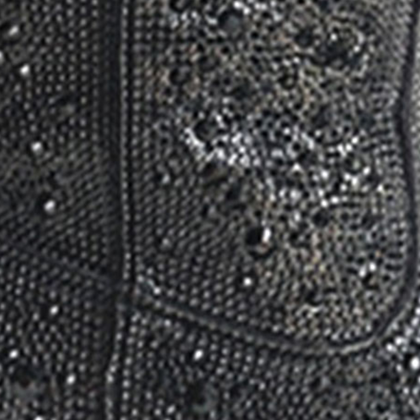 Roper Women’s Black Crystal Nettie Fashion Snip Toe Cowboy Boots - Image 1