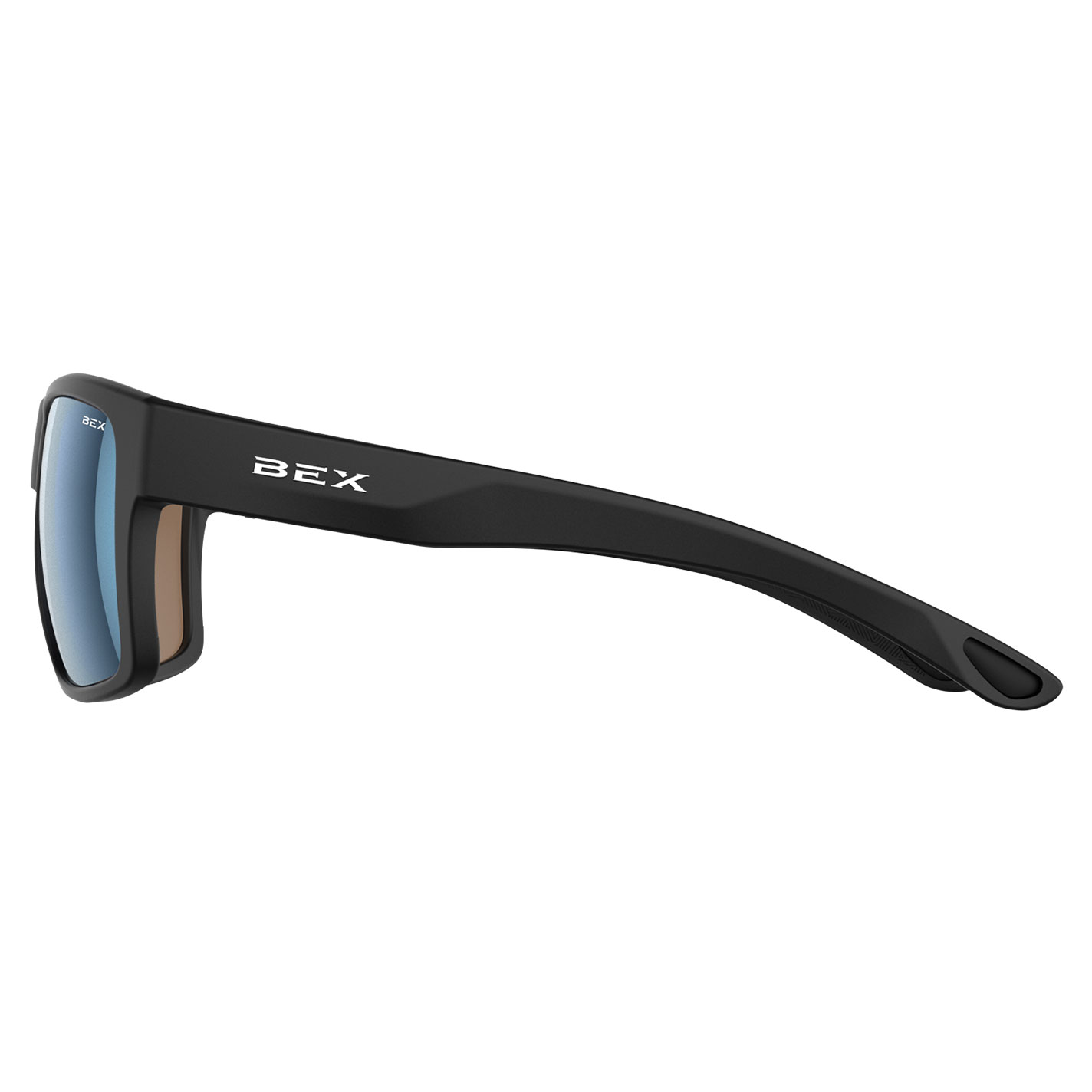 BEX Pillar Black & Sienna Blue Sunglasses - Image 1