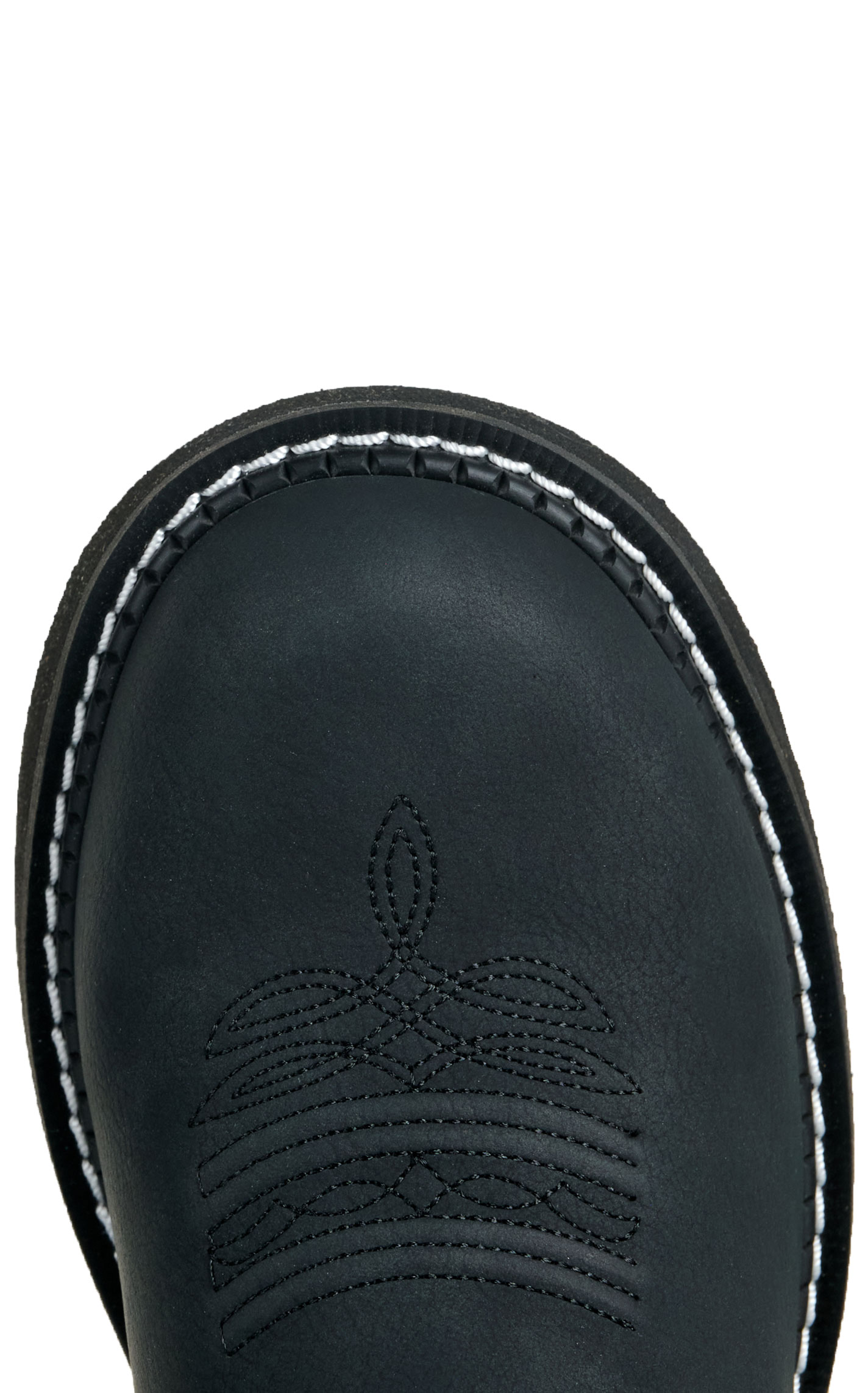 Justin Women's Black Round Toe Cowboy Boots - Image 1