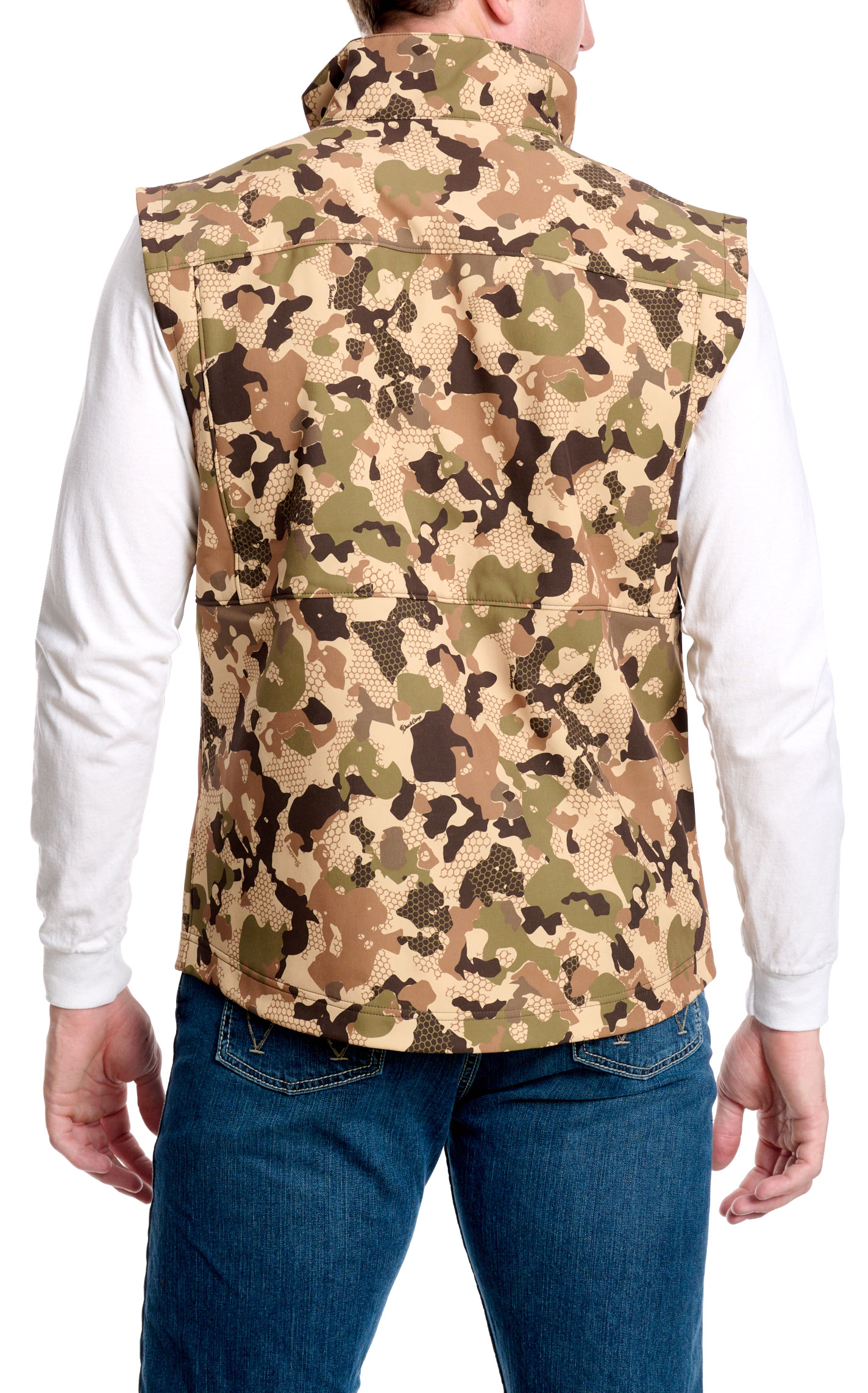 Duck Camp Camo Contact Softshell Jacket - Image 1