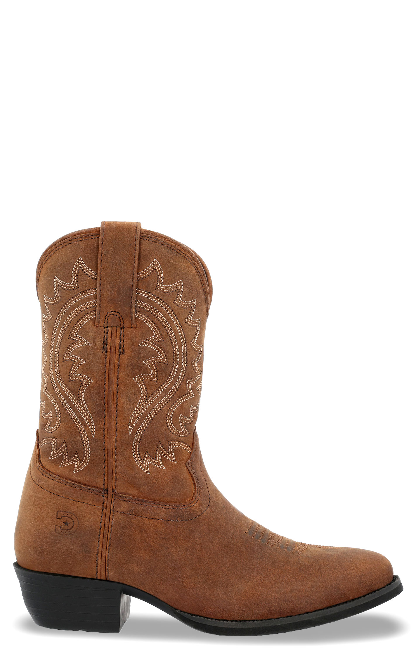 Durango Youth Brown Shyloh Round Toe Cowboy Boots - Image 1