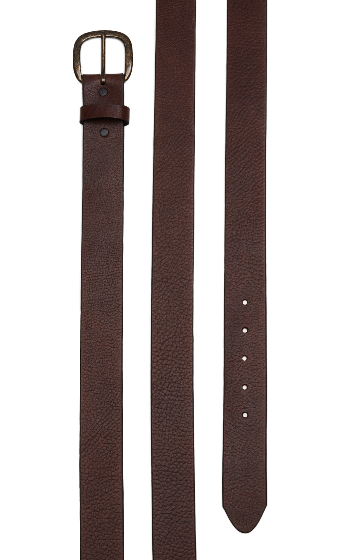 Justin Dark Brown Basic Work Belt - Image 1