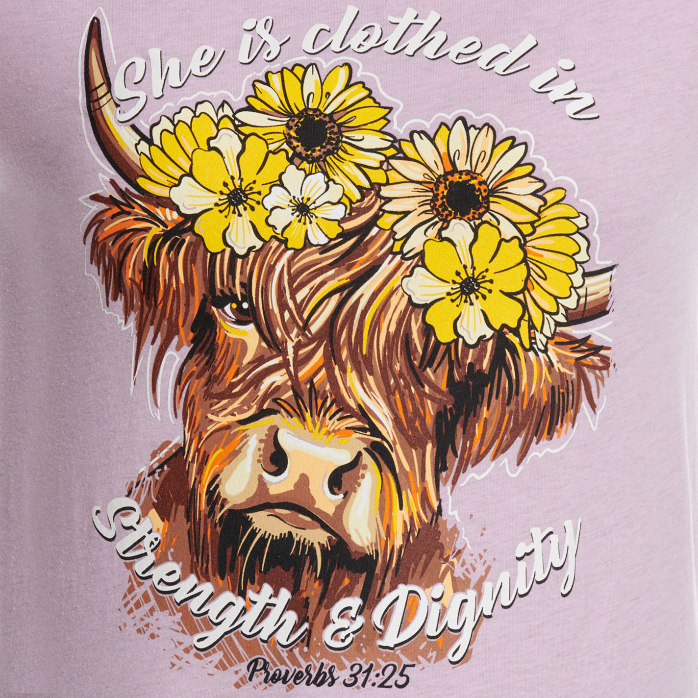 Girlie Girl Women's Lilac Clothed Graphic T-Shirt - Image 1