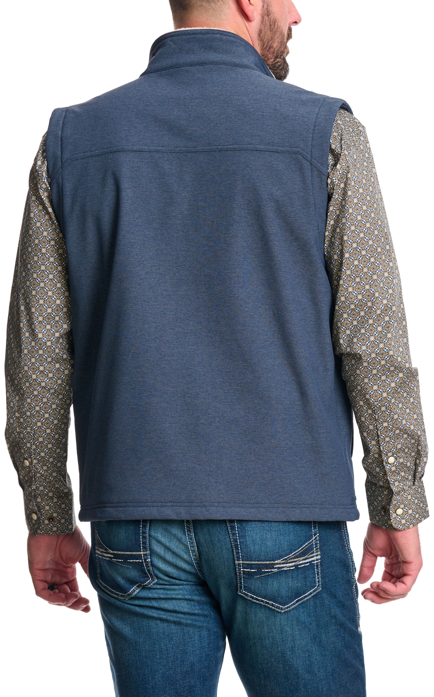 Rafter C Men's Navy Bonded Vest - Image 1